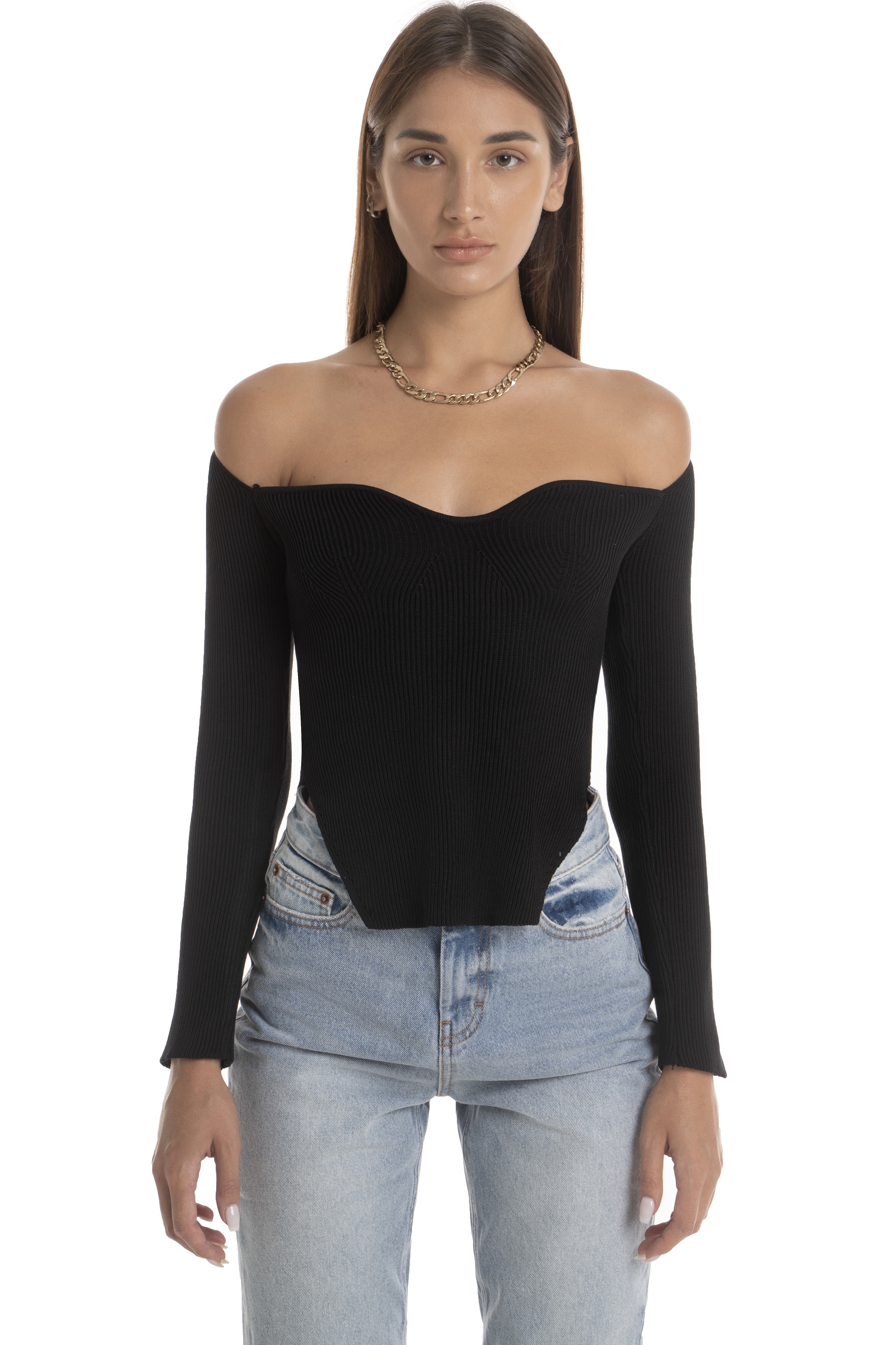 RAWLIN TOP - BLACK