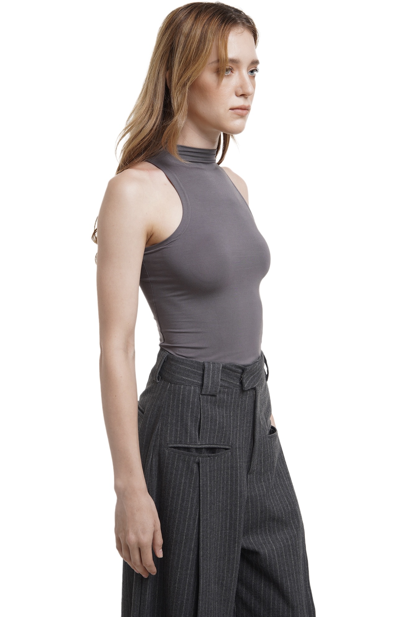 KAIA TOP - COOL GREY