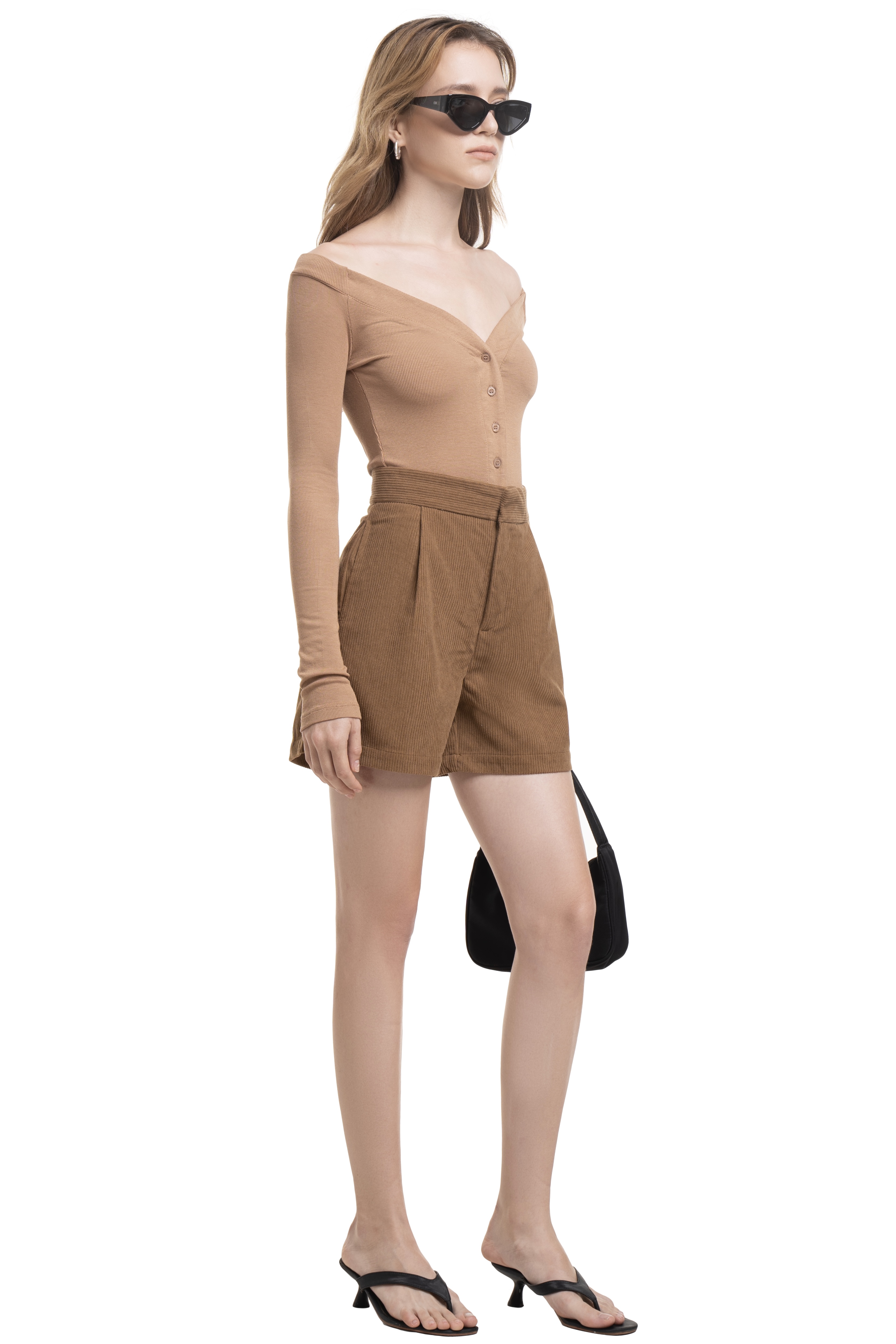 JESSIE BODYSUIT - DARK TAN