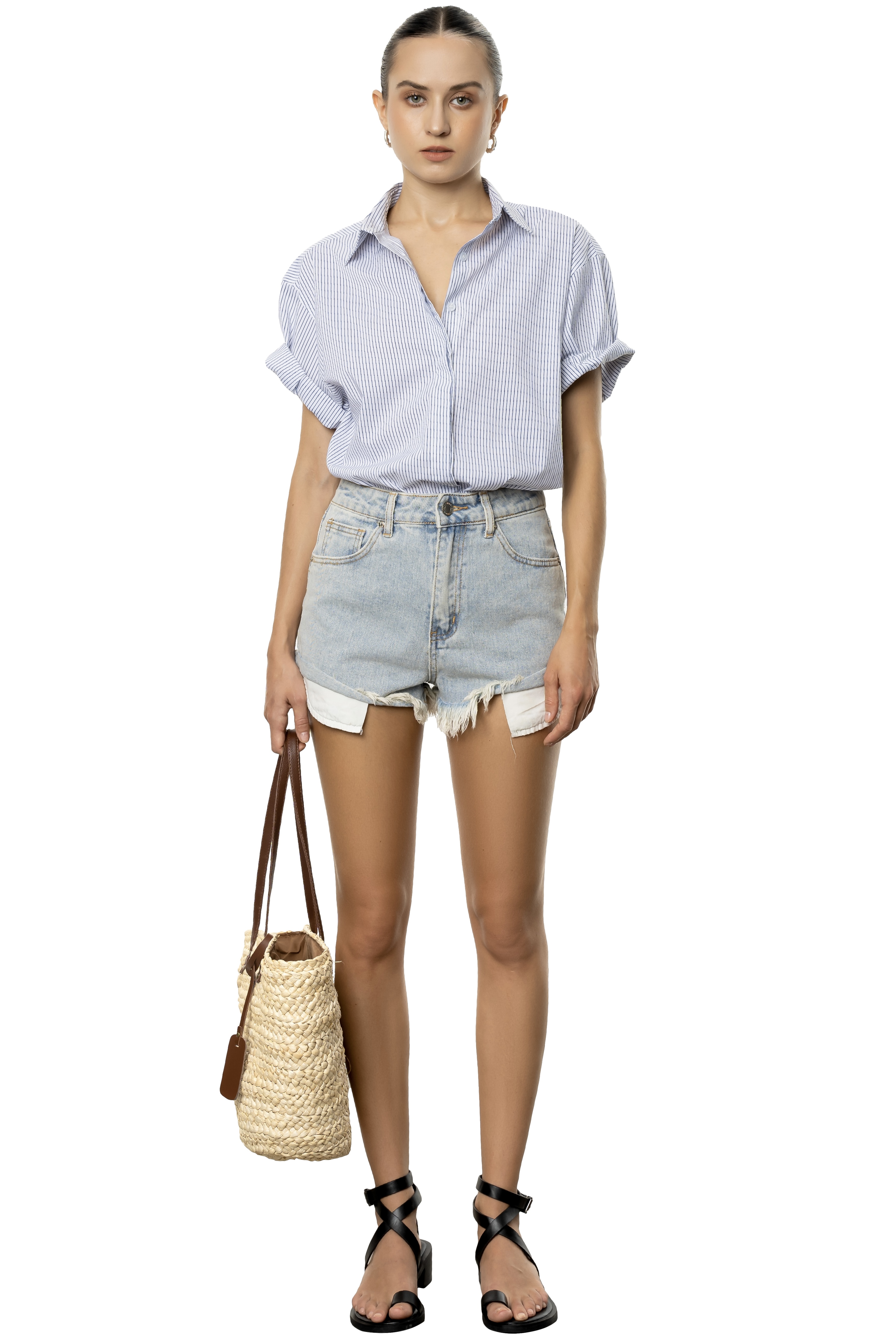 FRIEDA SHORT - LIGHT BLUE