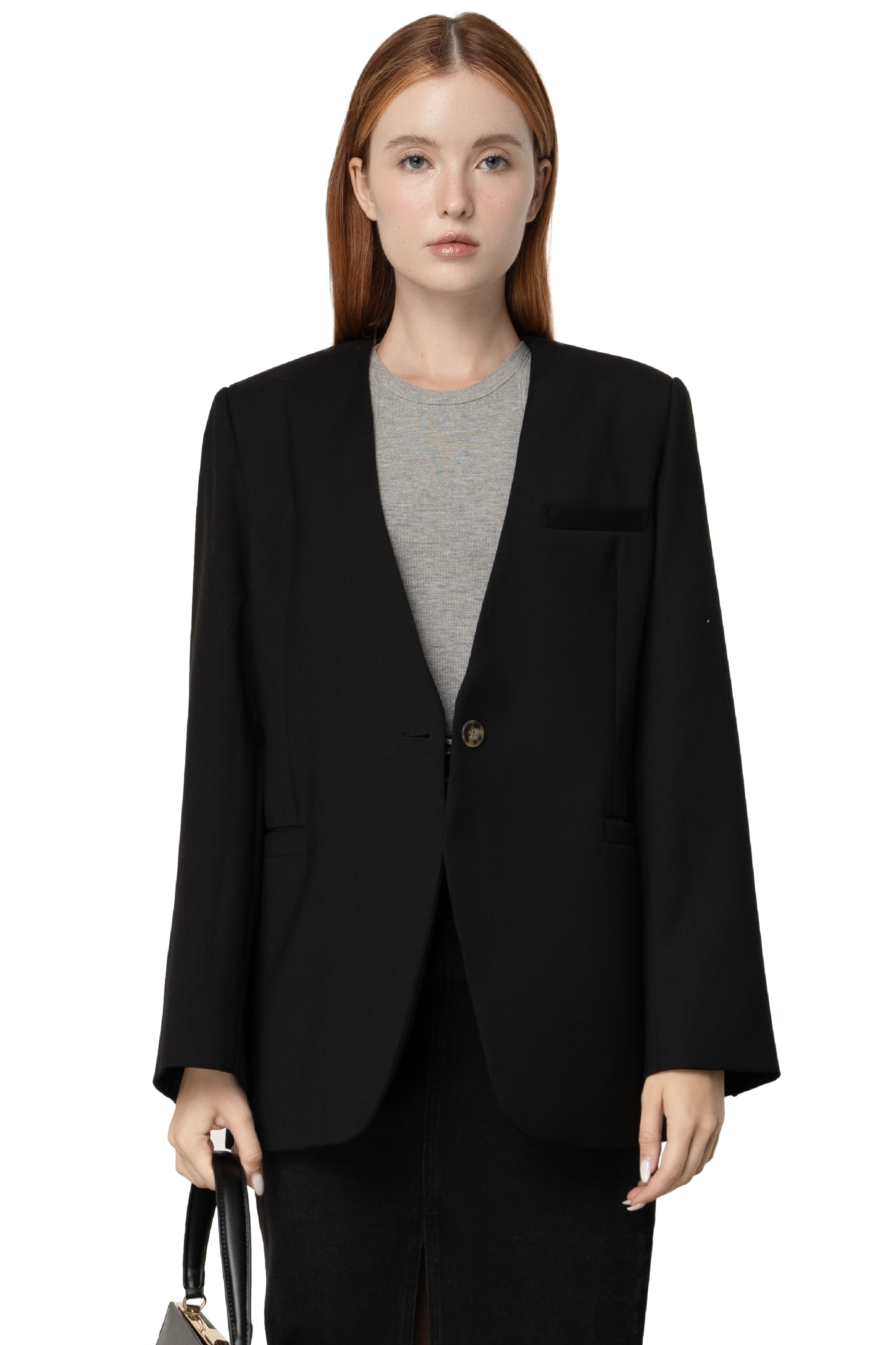 HARPER BLAZER - BLACK