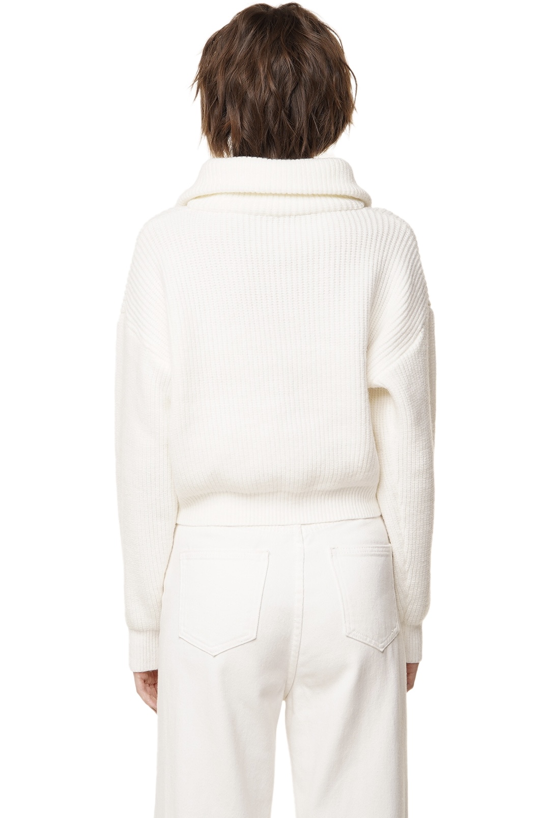 KARO SWEATER - WHITE