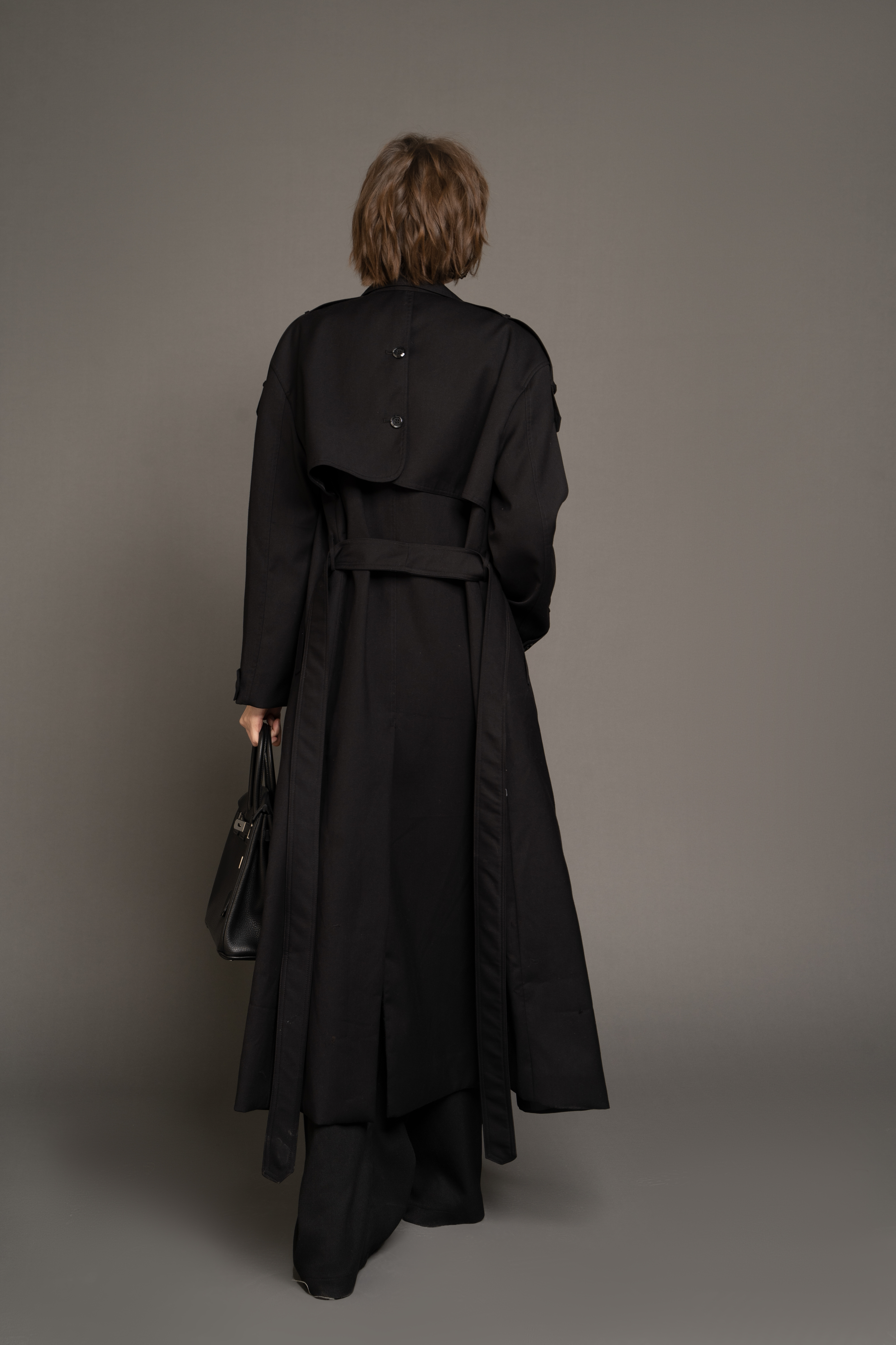 ELLINGTON TRENCH COAT - BLACK