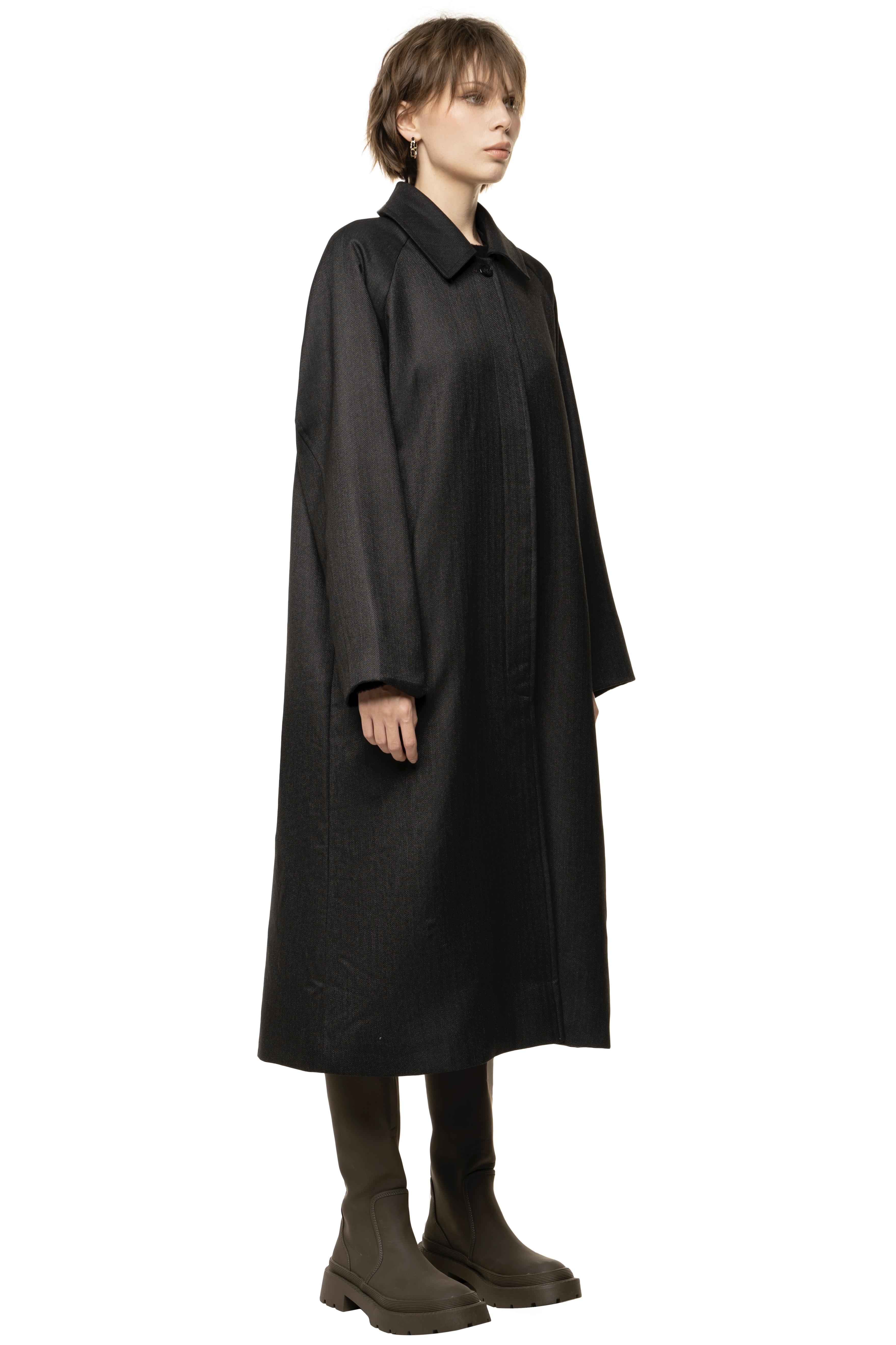 BALLON COAT - BLACK