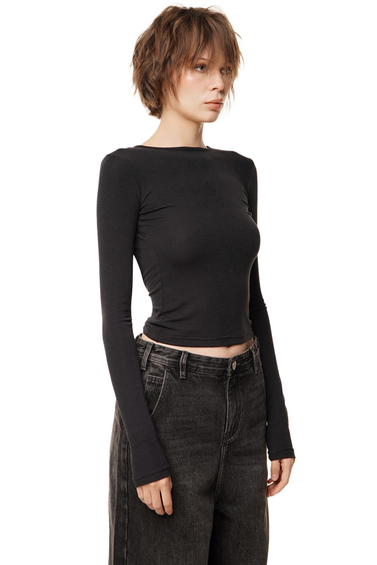 KENNI TOP - BLACK