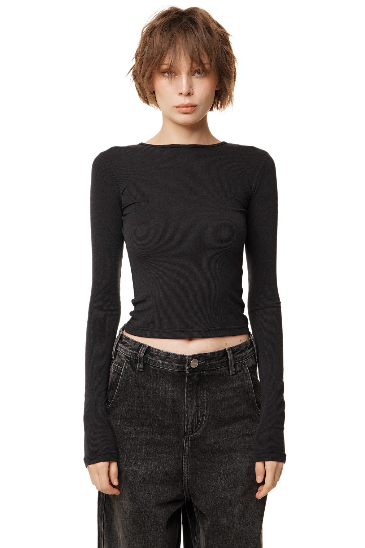 KENNI TOP - BLACK