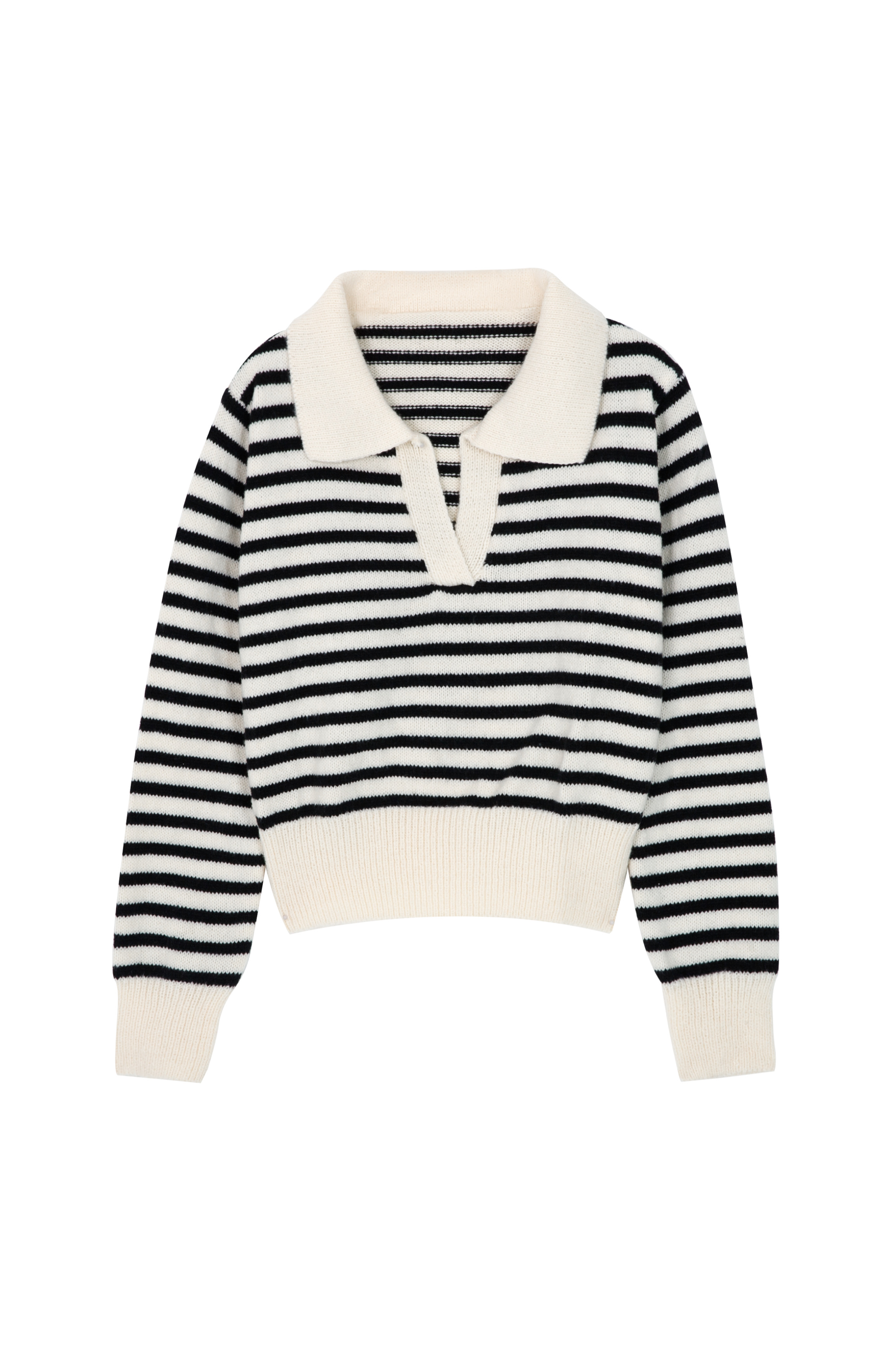 HANS SWEATER - CREAM STRIPED