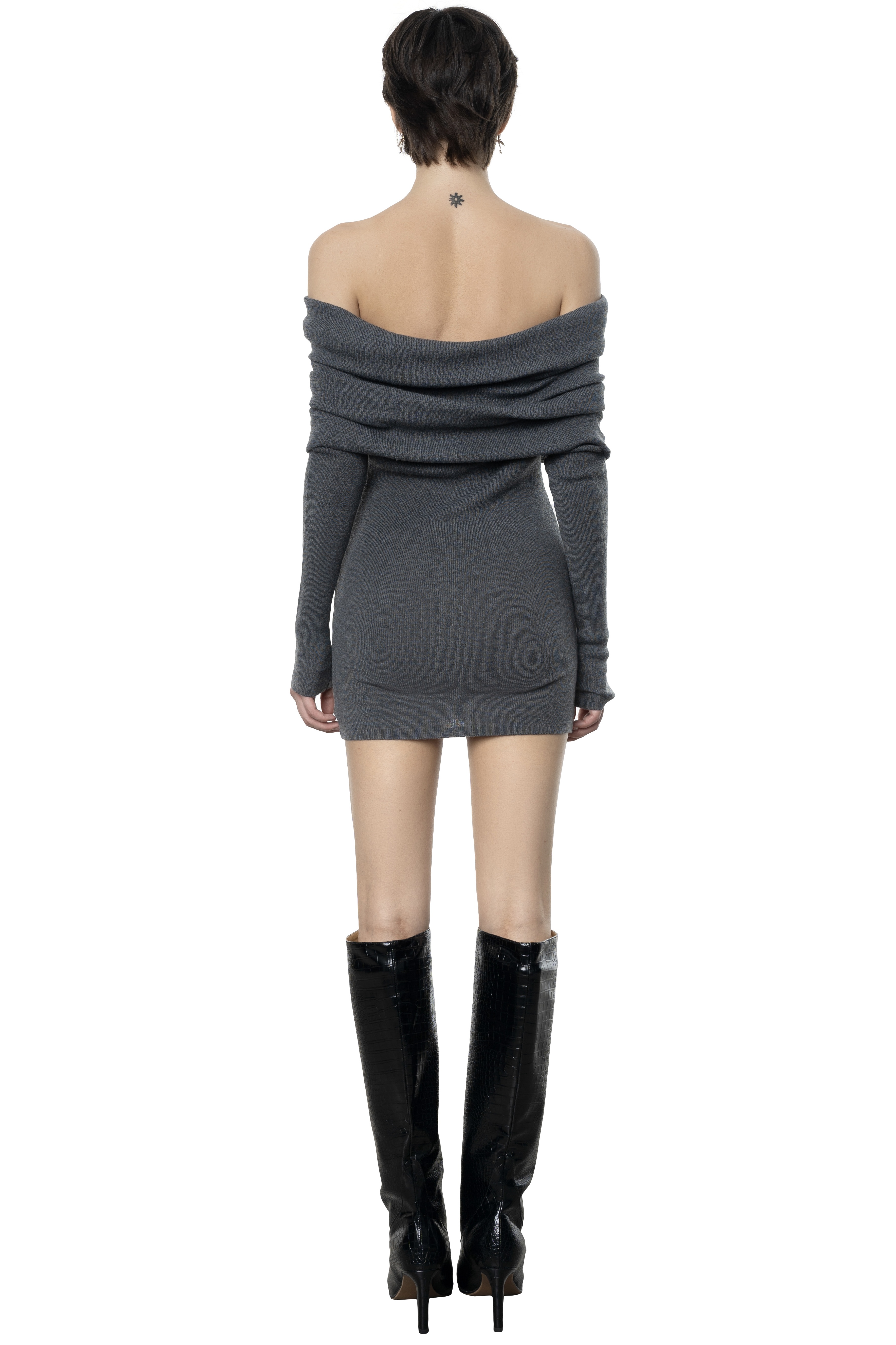 REBECCA TOP - GREY