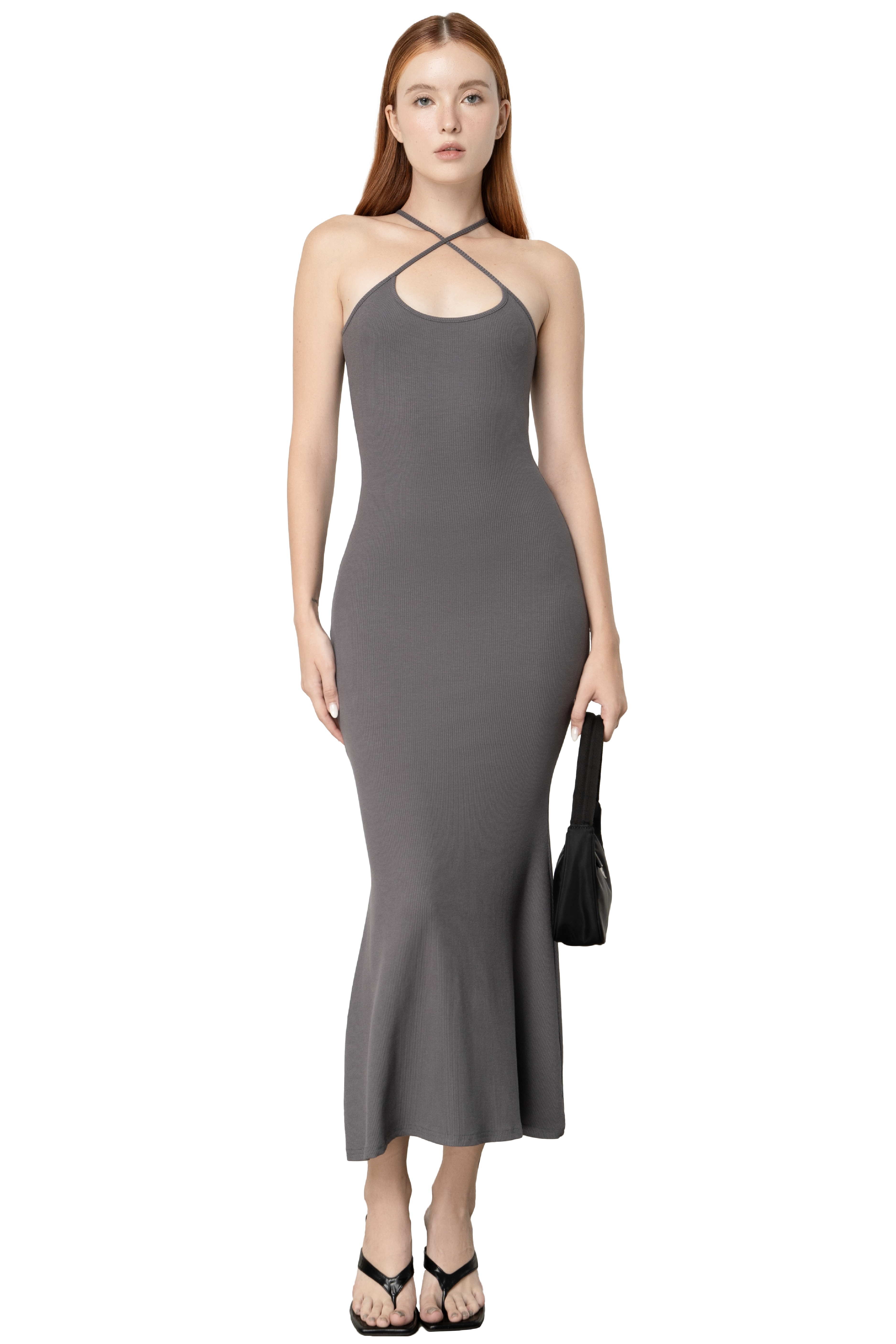 MISTY DRESS - COOL GREY