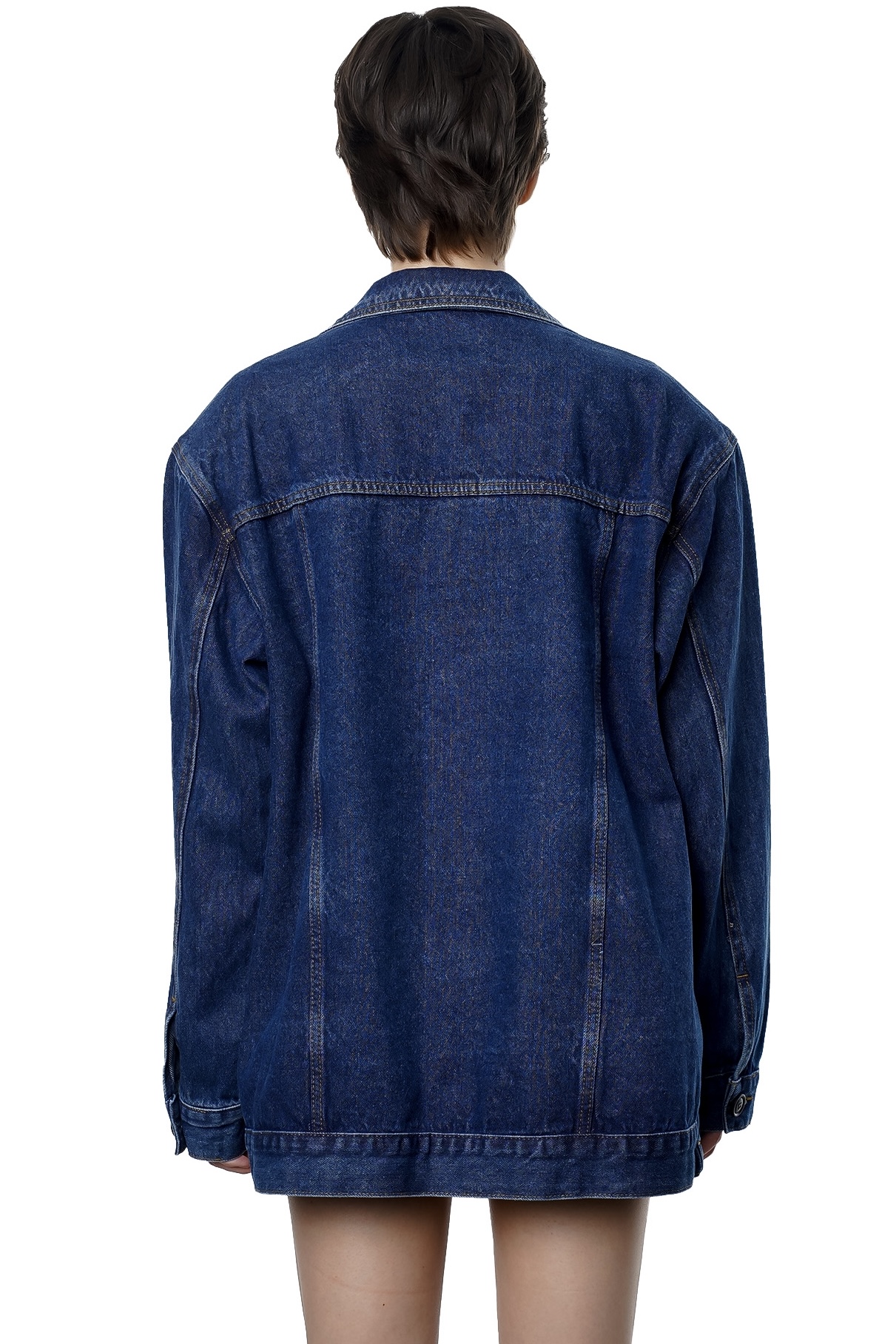 DENIM BLAZER - WASHED BLUE