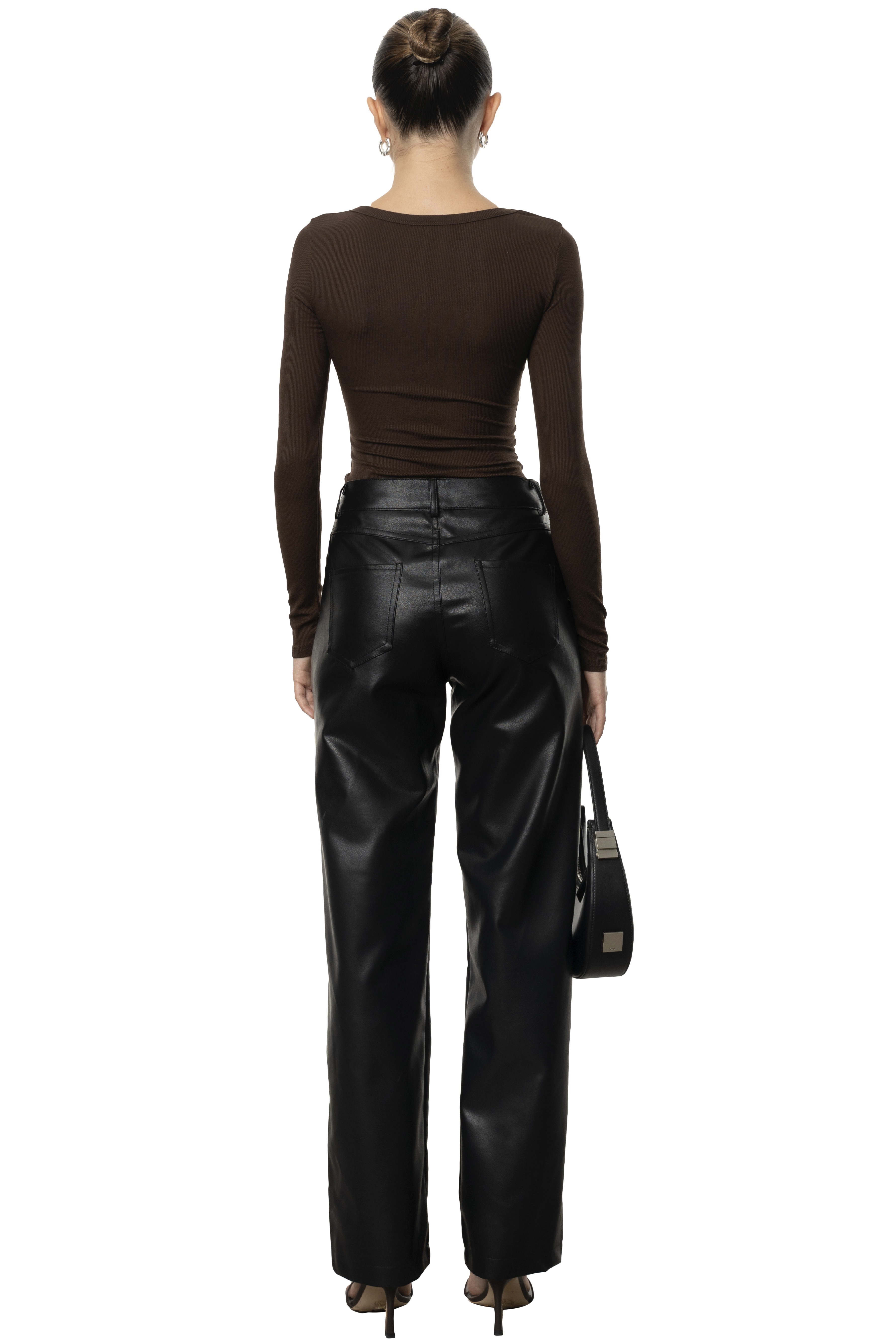 LEATHER PANT - BLACK