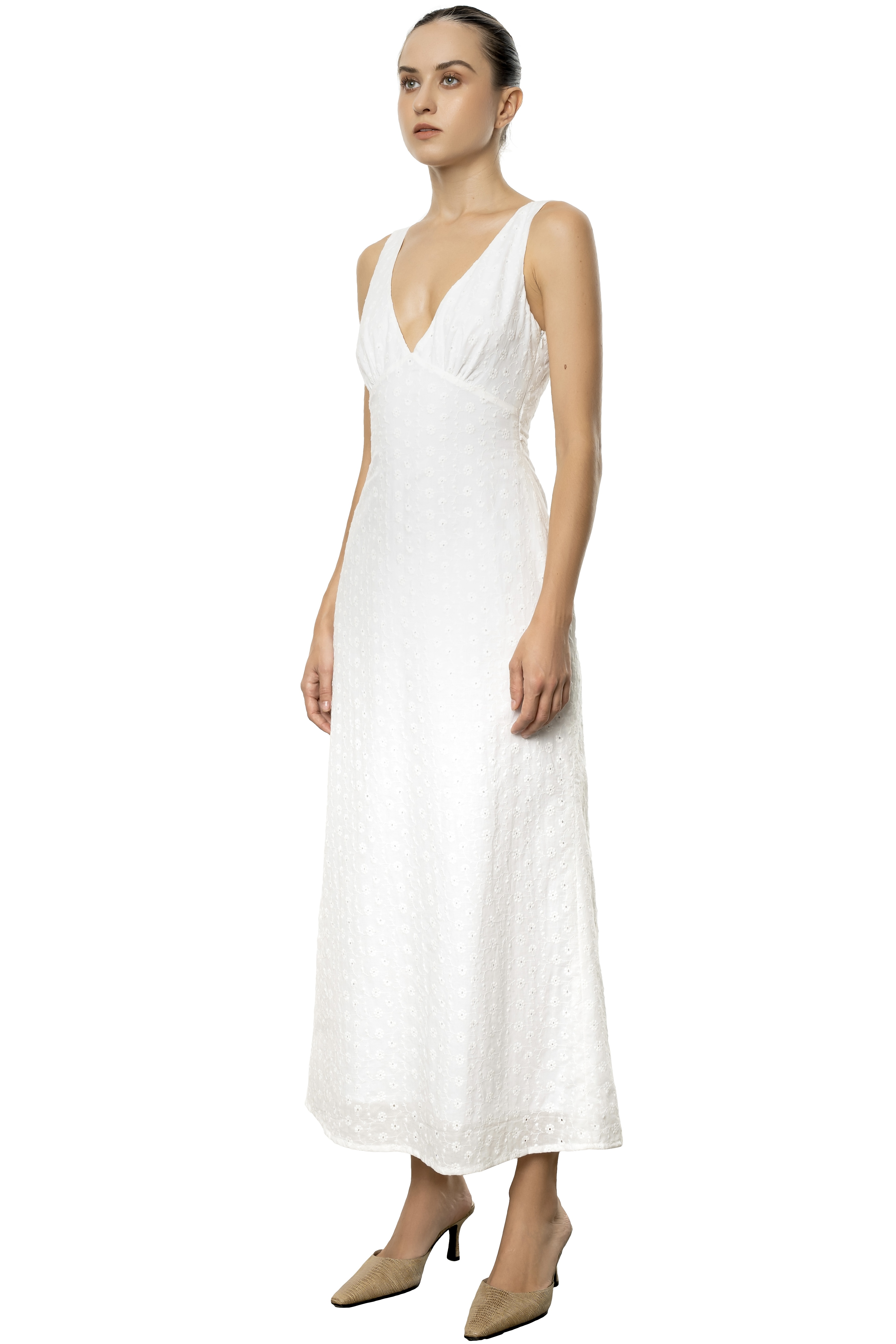 CAROL DRESS - WHITE 