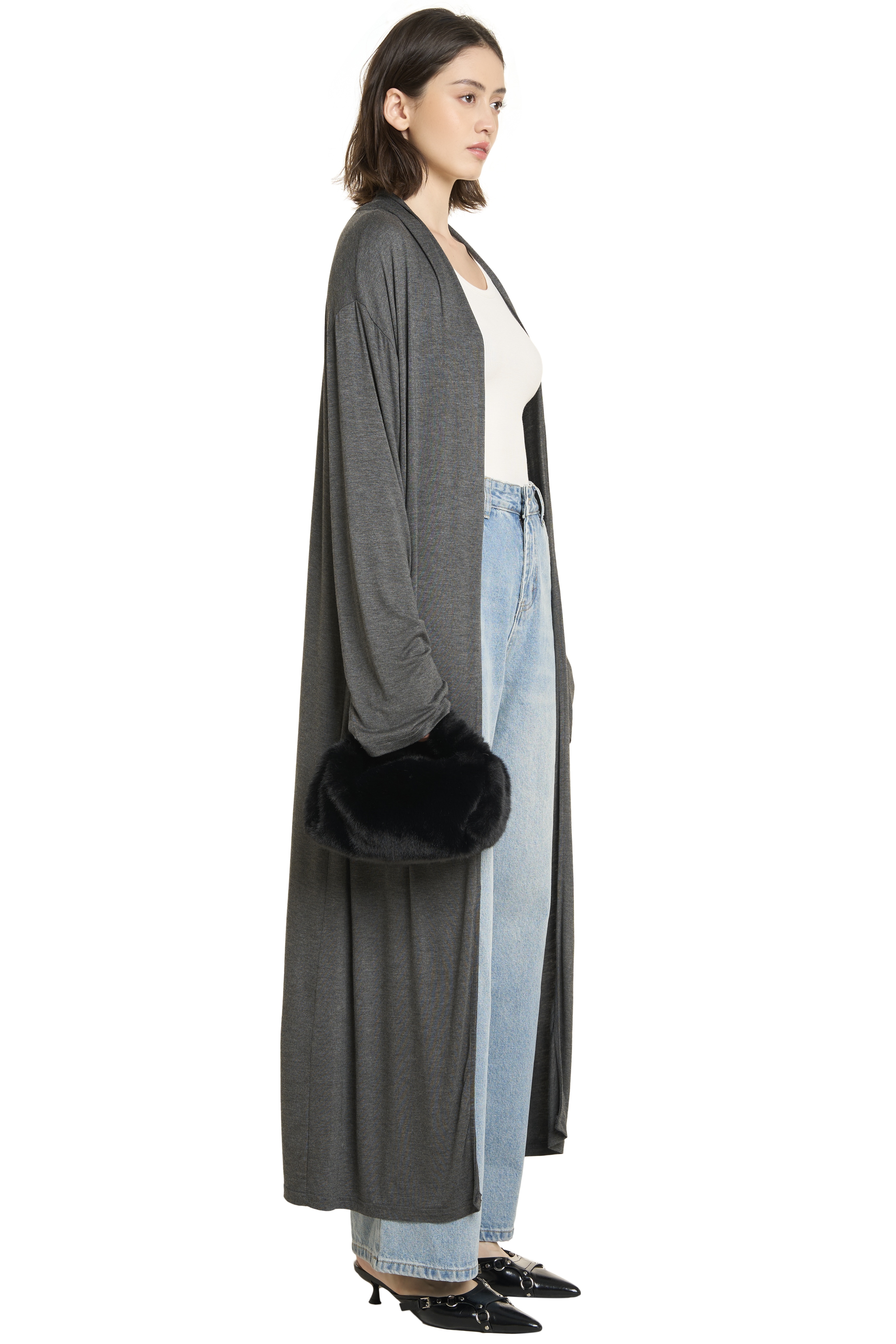 CATENA CARDIGAN - DARK GREY