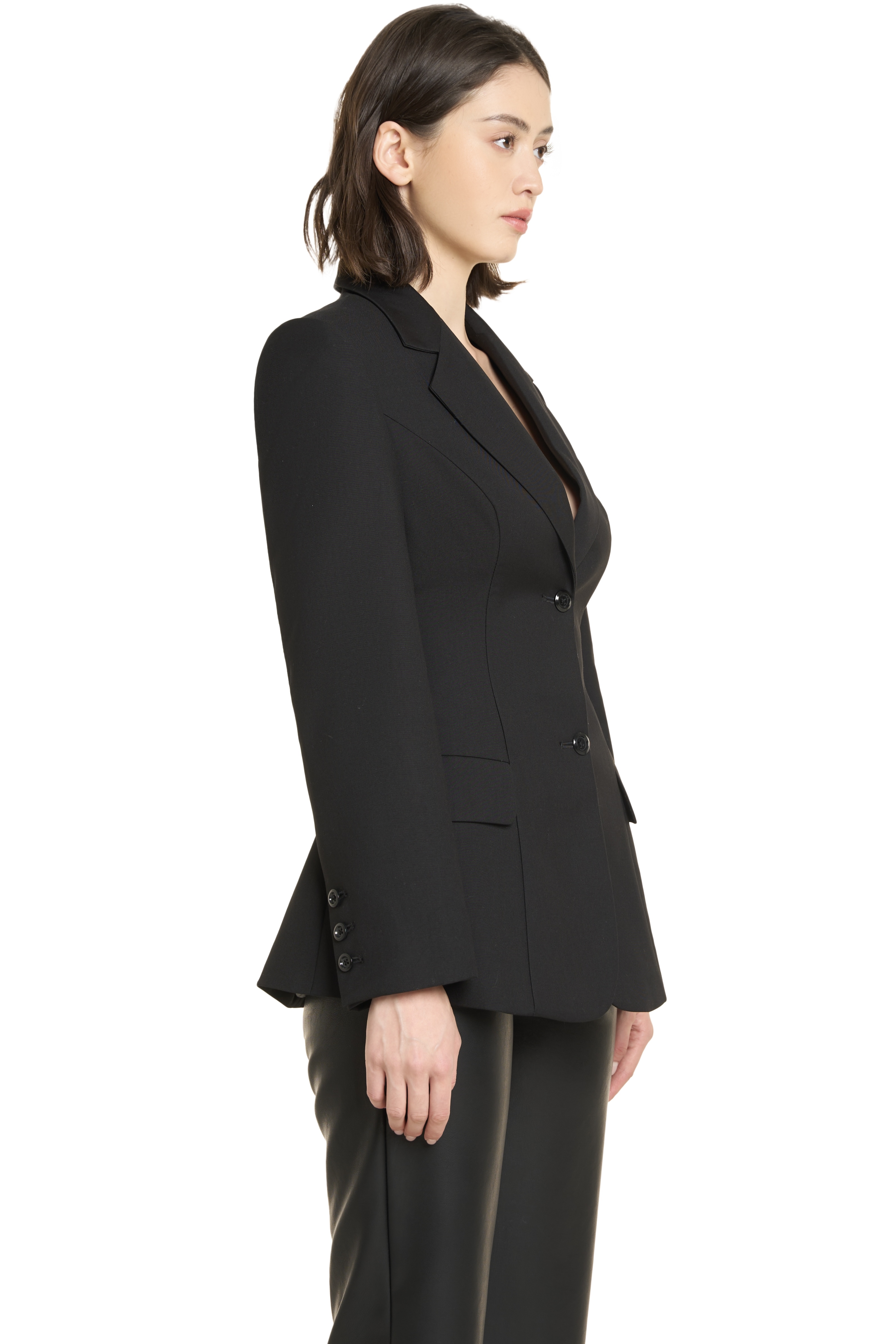 LUISA BLAZER - BLACK