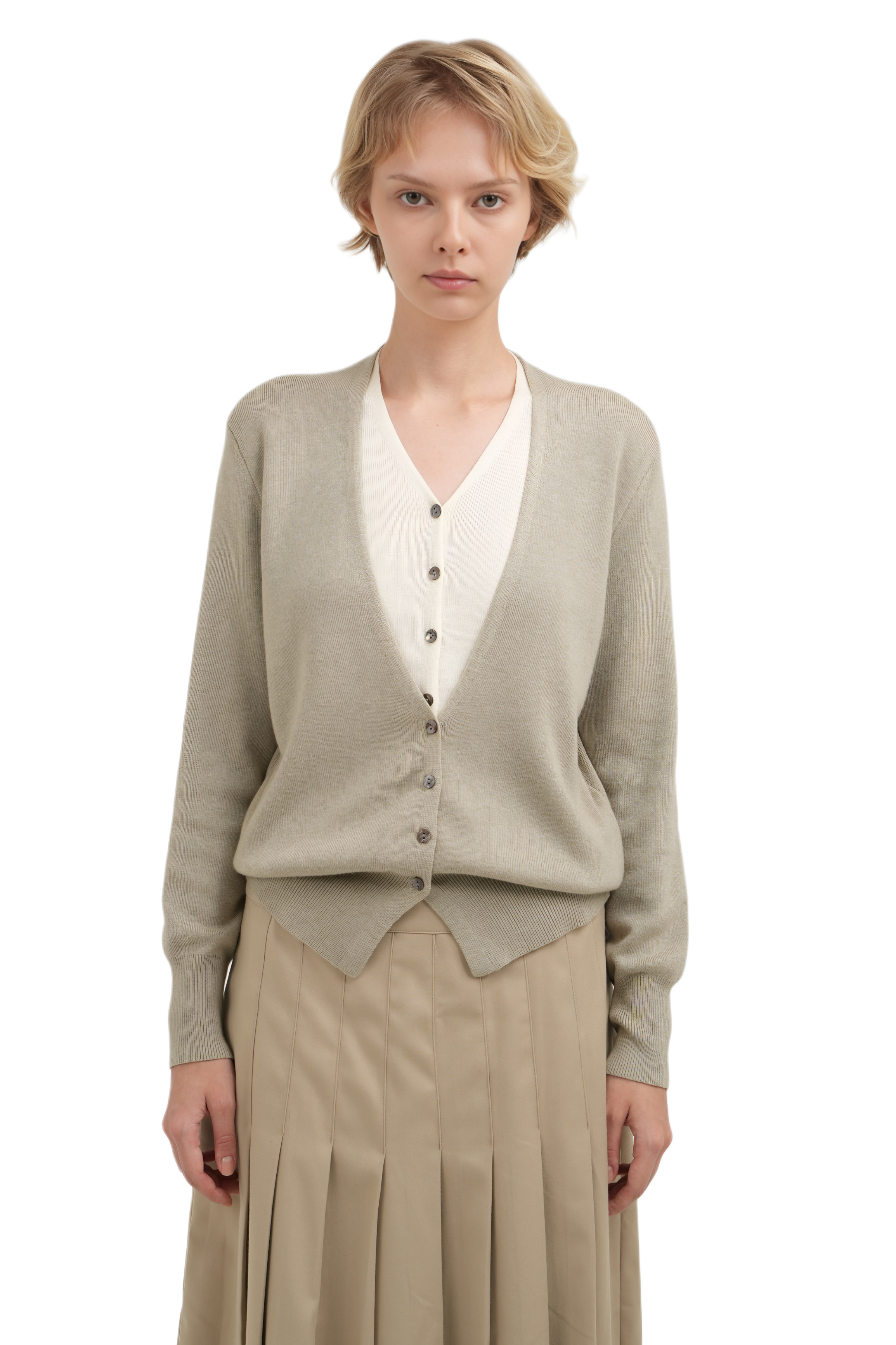 MONTANA CARDIGAN - BEIGE