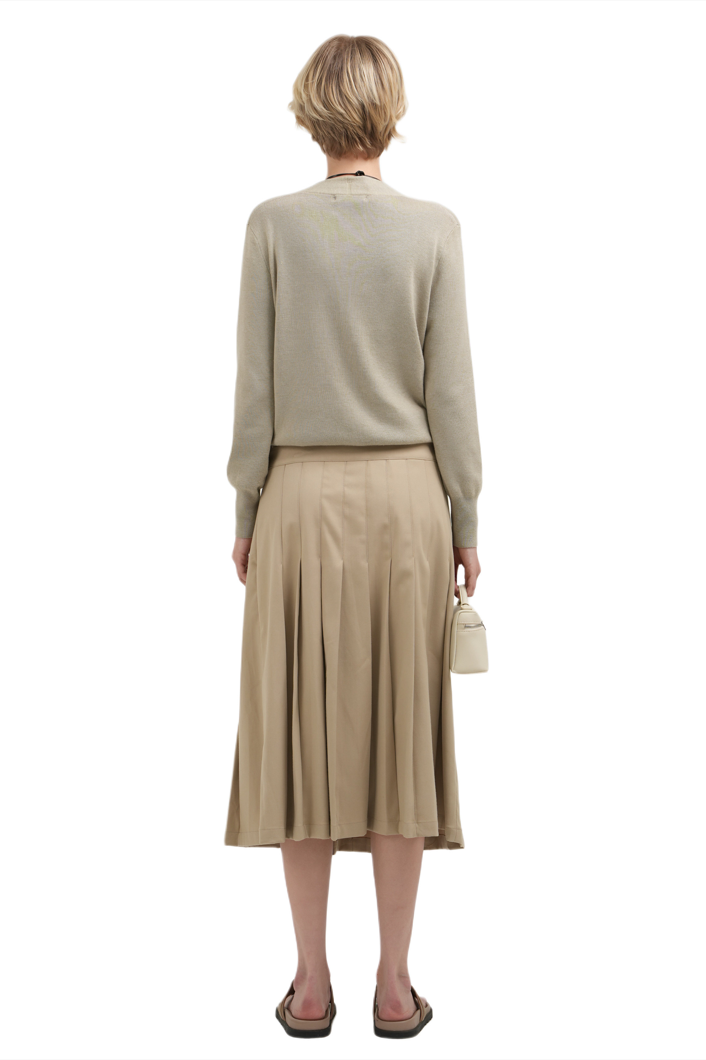 FOBELLO SKIRT - LIGHT BEIGE 