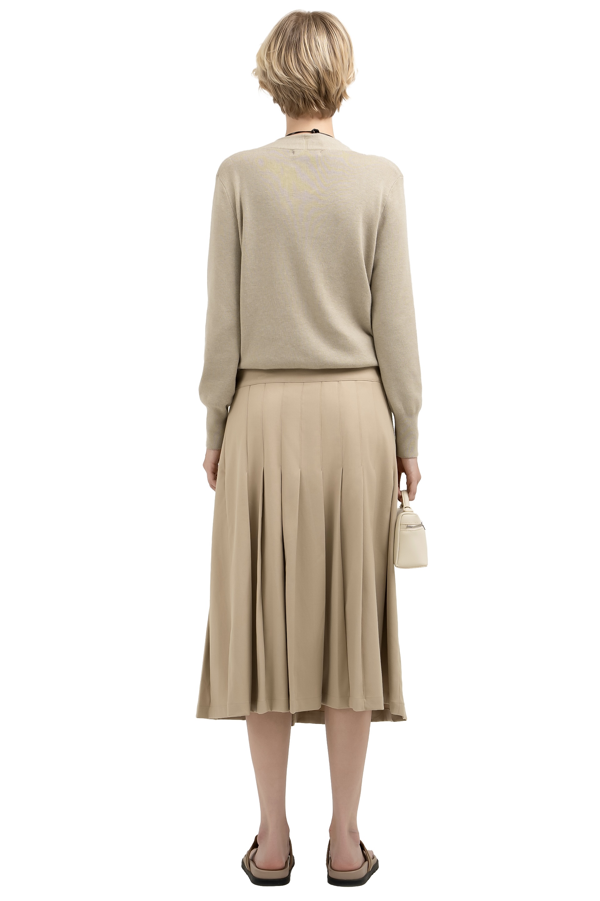 FOBELLO SKIRT - LIGHT BEIGE 