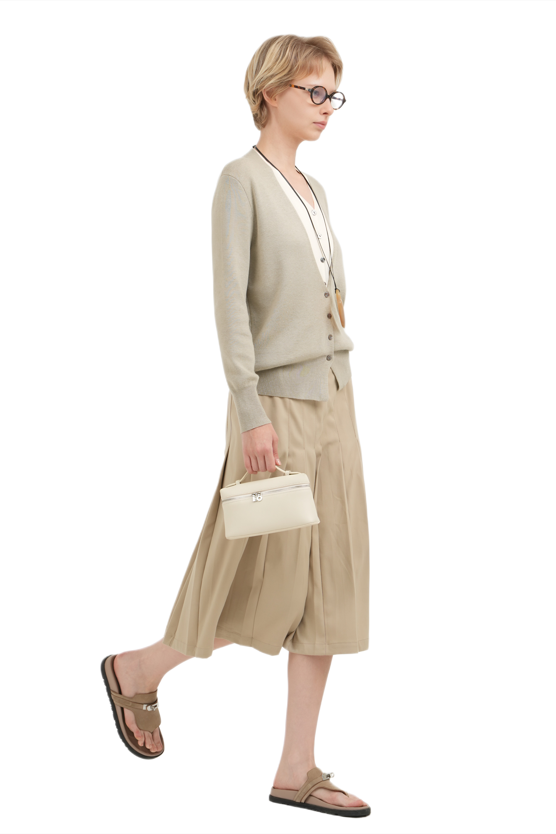 FOBELLO SKIRT - LIGHT BEIGE 