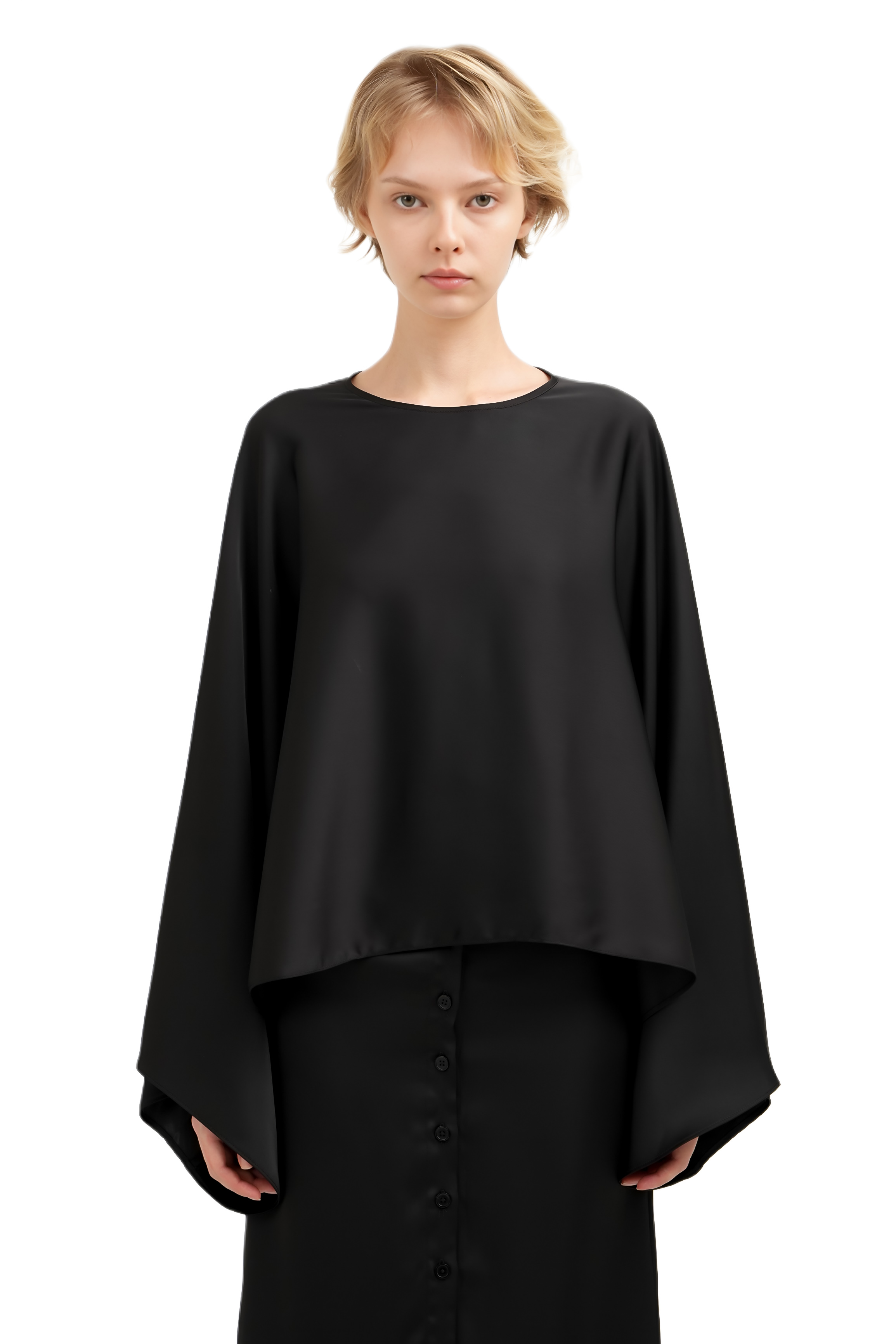 ENZA TOP - BLACK