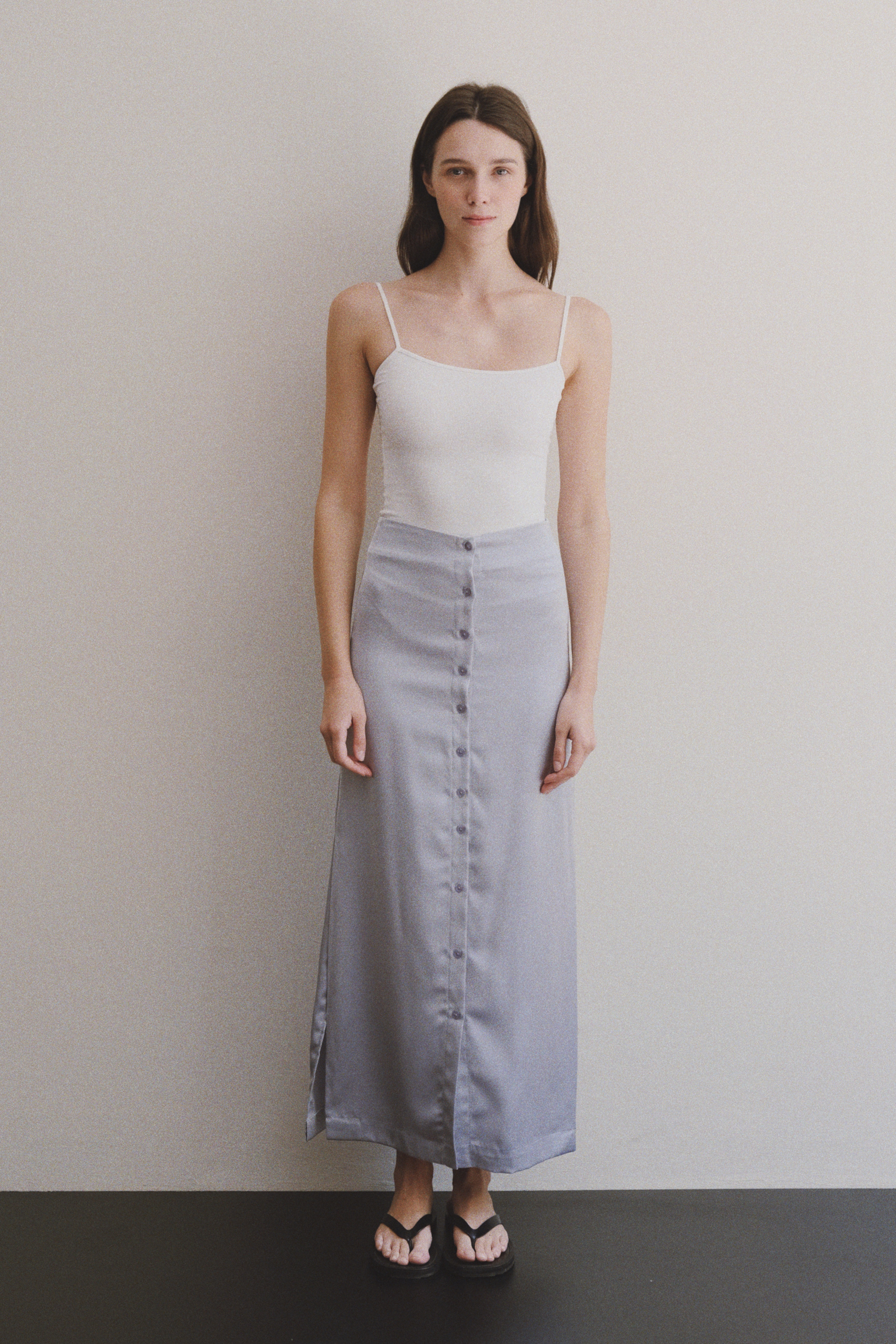 FLEUR SKIRT - TRIDENT GREY