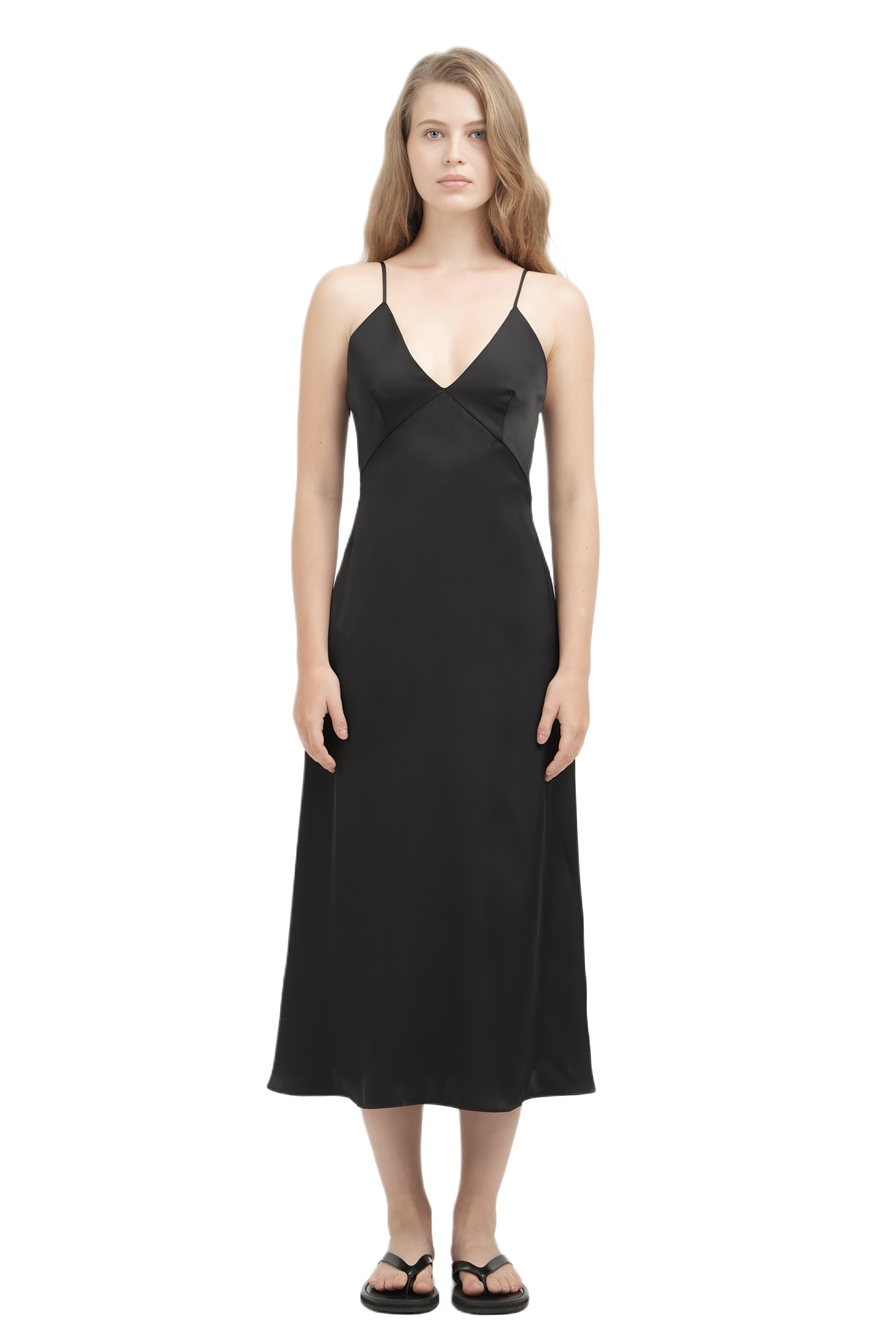 SLIP DRESS - BLACK