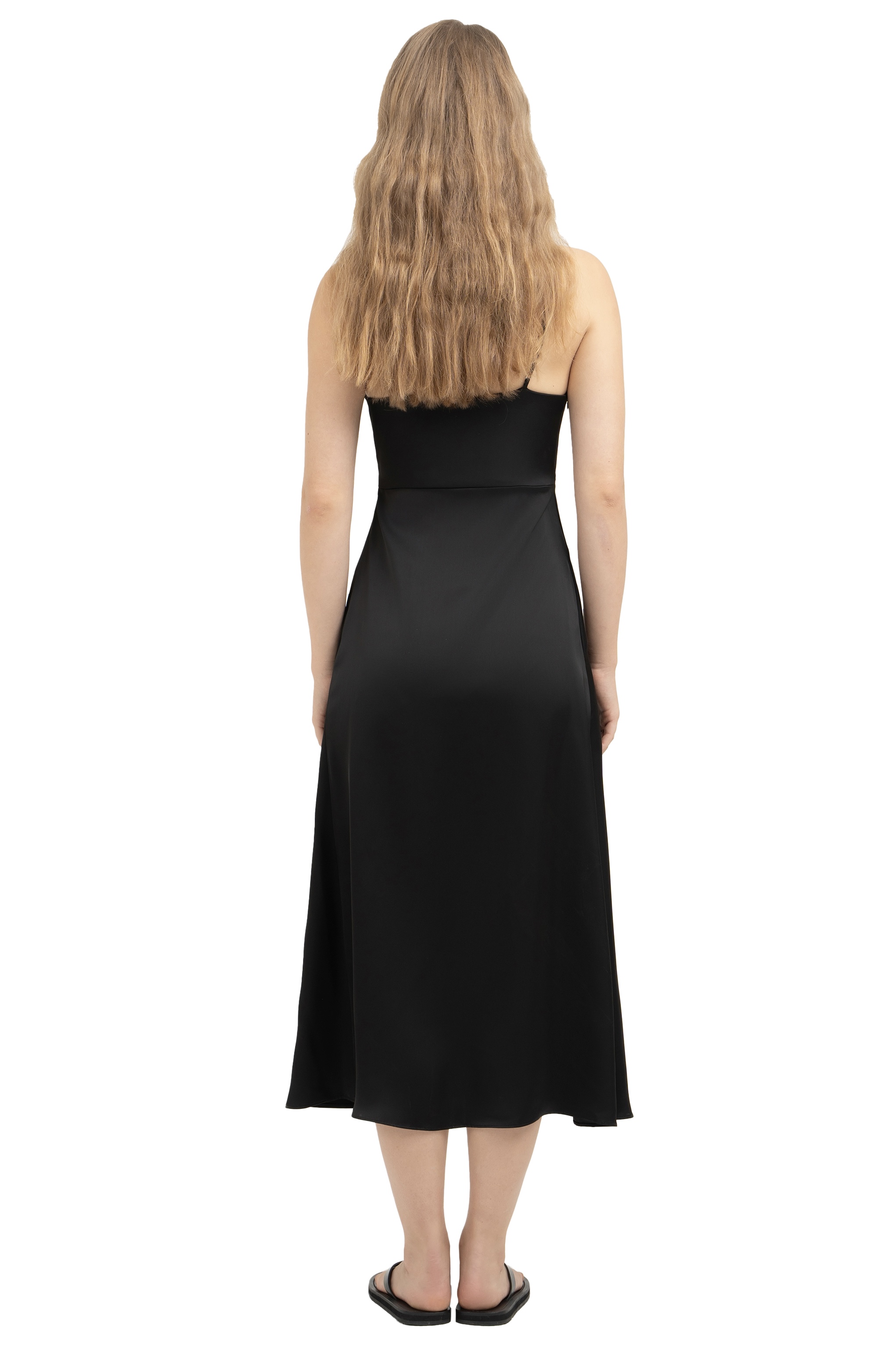 SLIP DRESS - BLACK