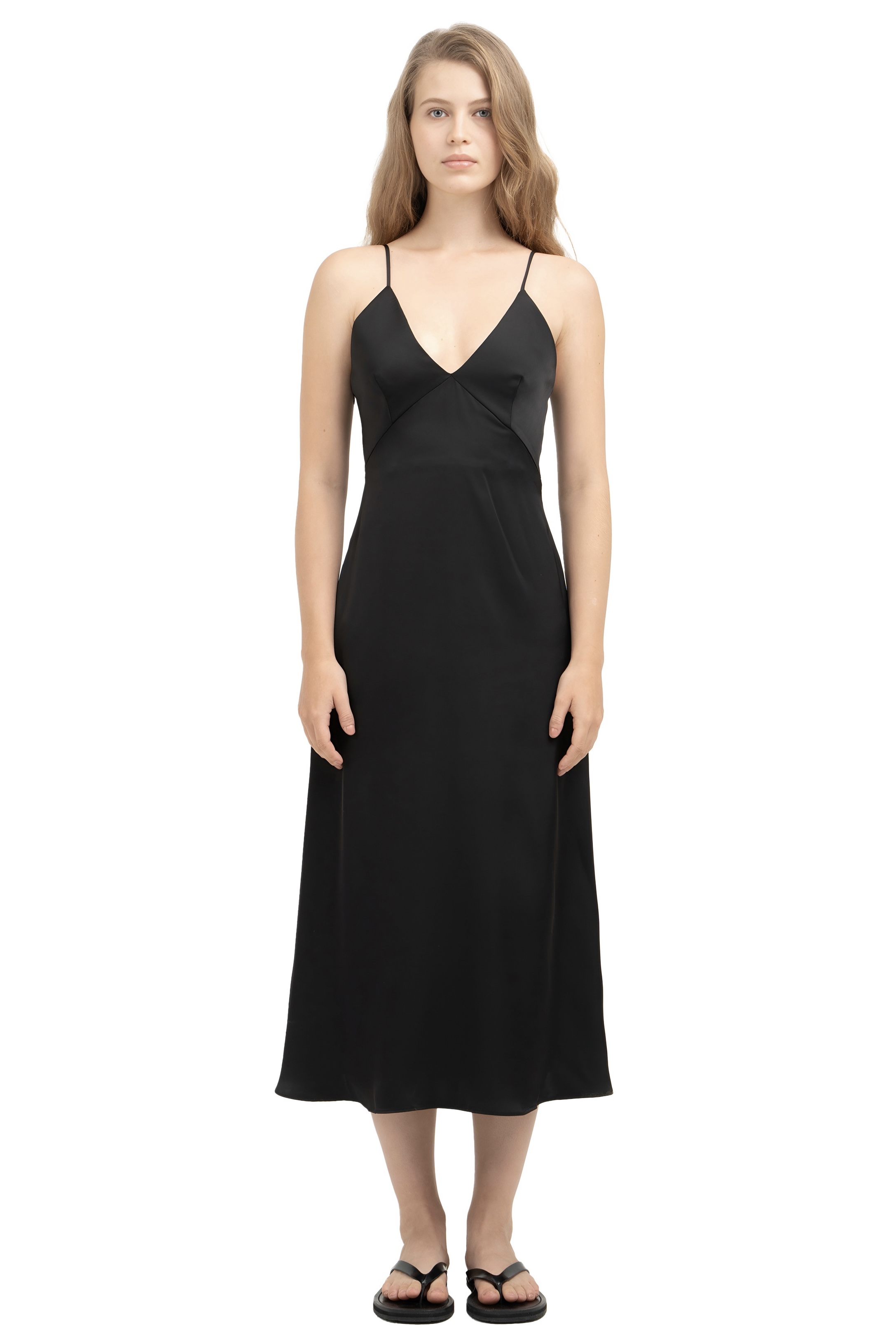 SLIP DRESS - BLACK