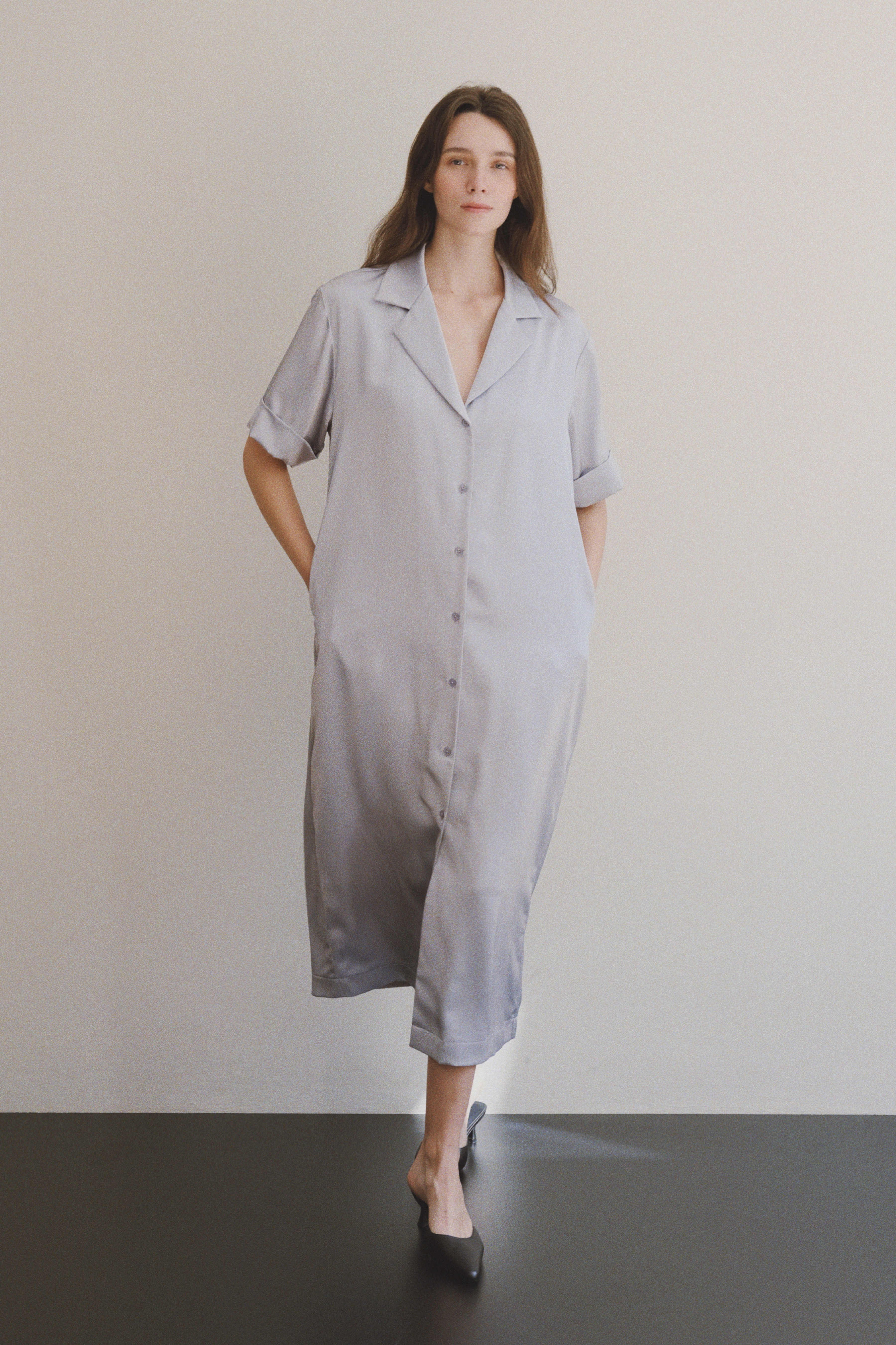 BRISE DRESS - TRIDENT GREY