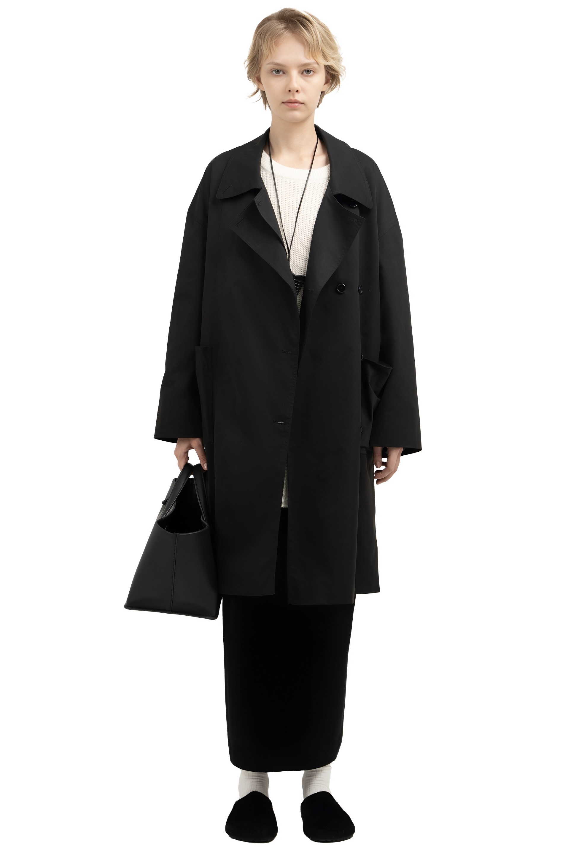 DIPTI COAT - BLACK