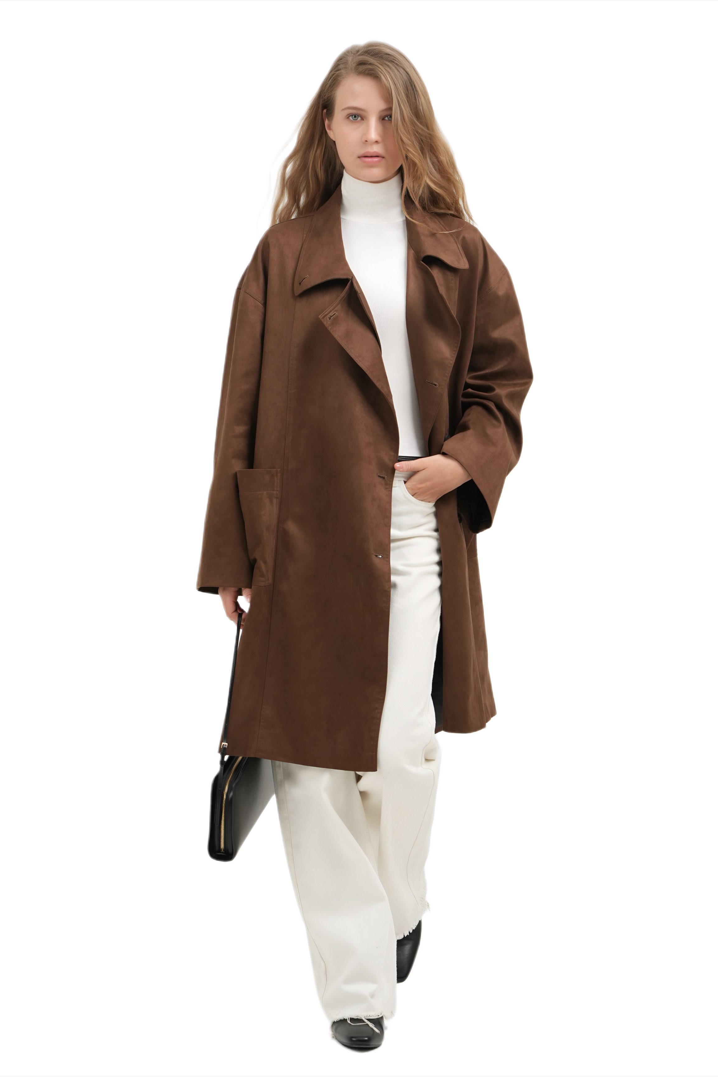 DIPTI COAT - BROWN