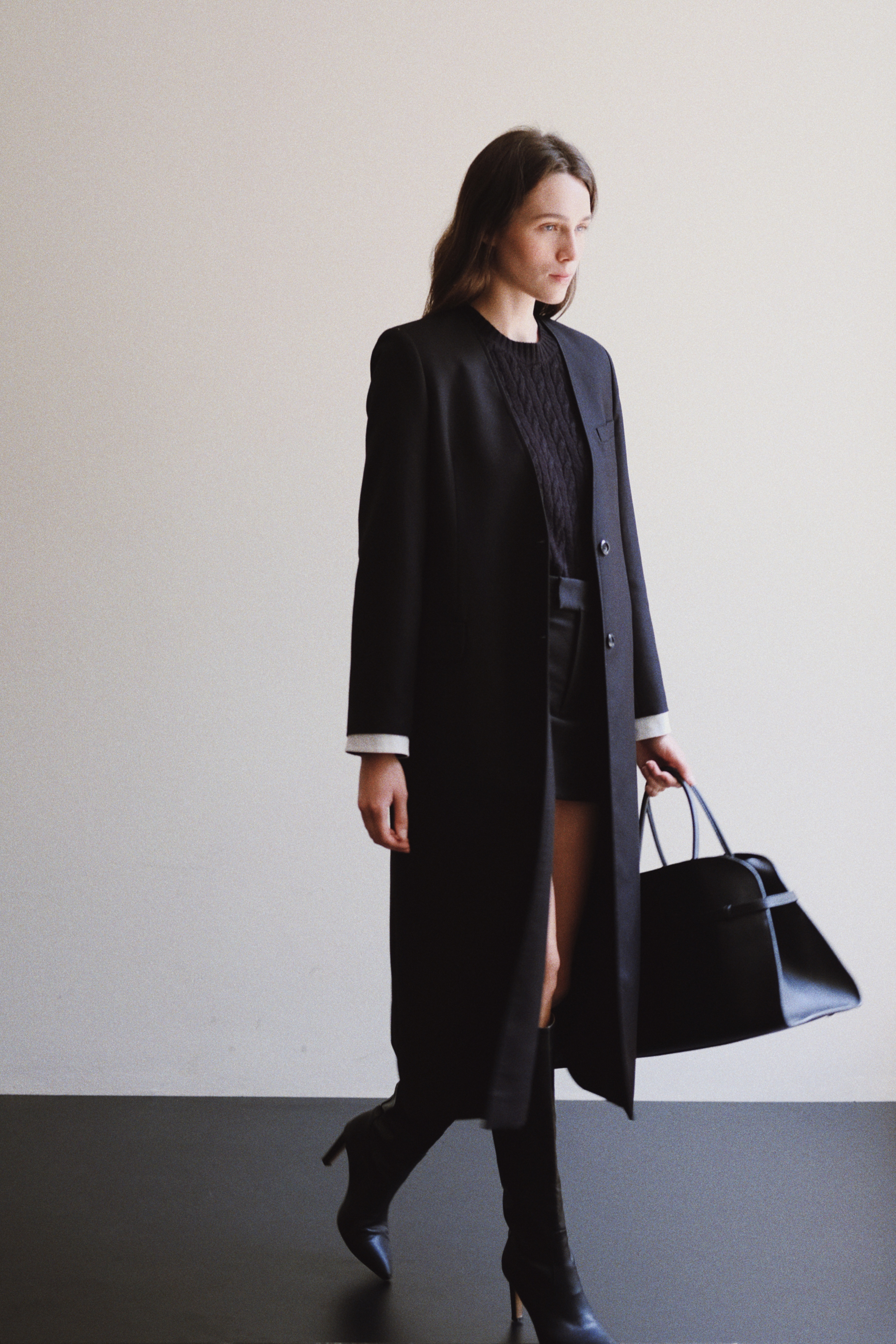 ELSON COAT - BLACK 