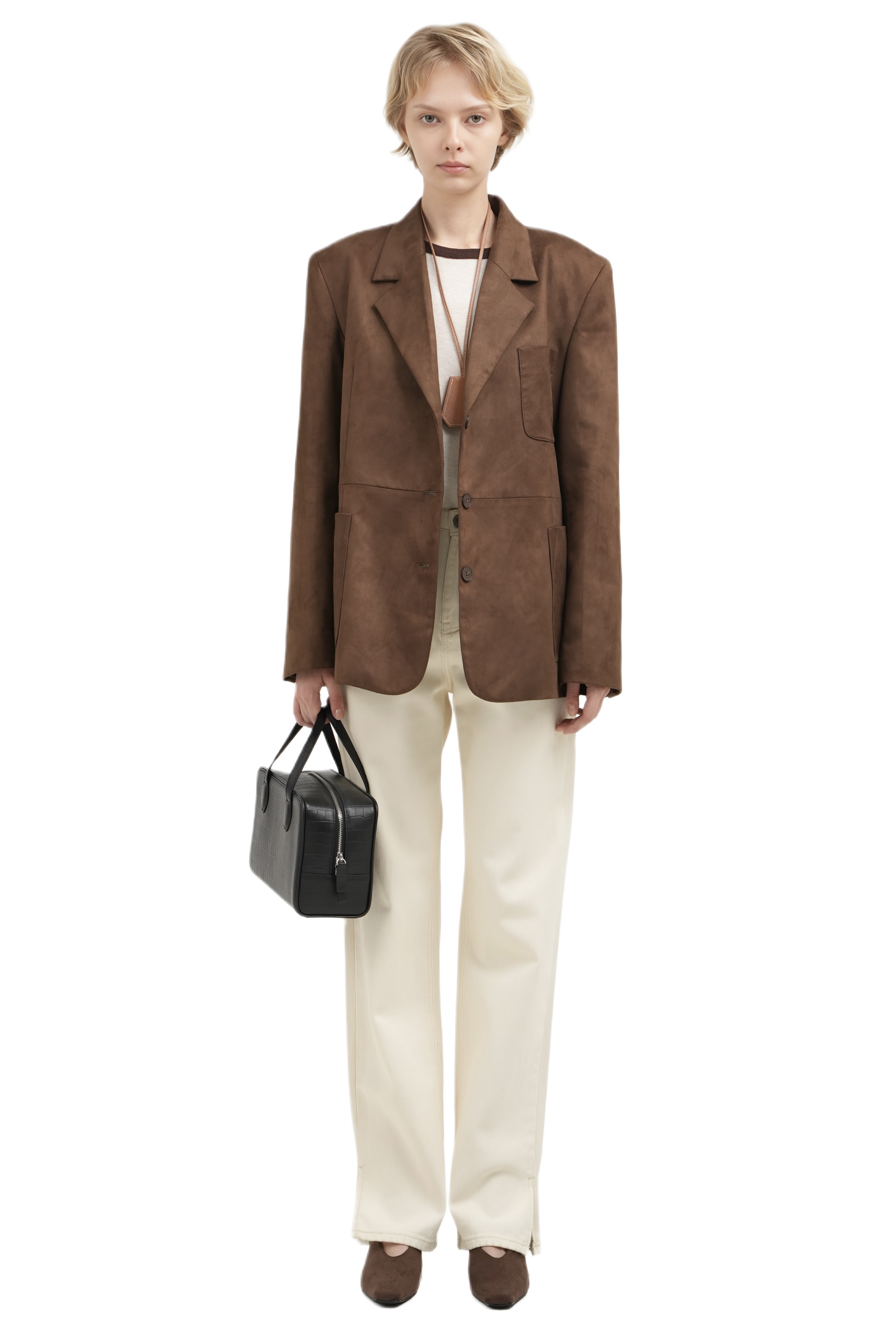 NOTEN BLAZER - BROWN