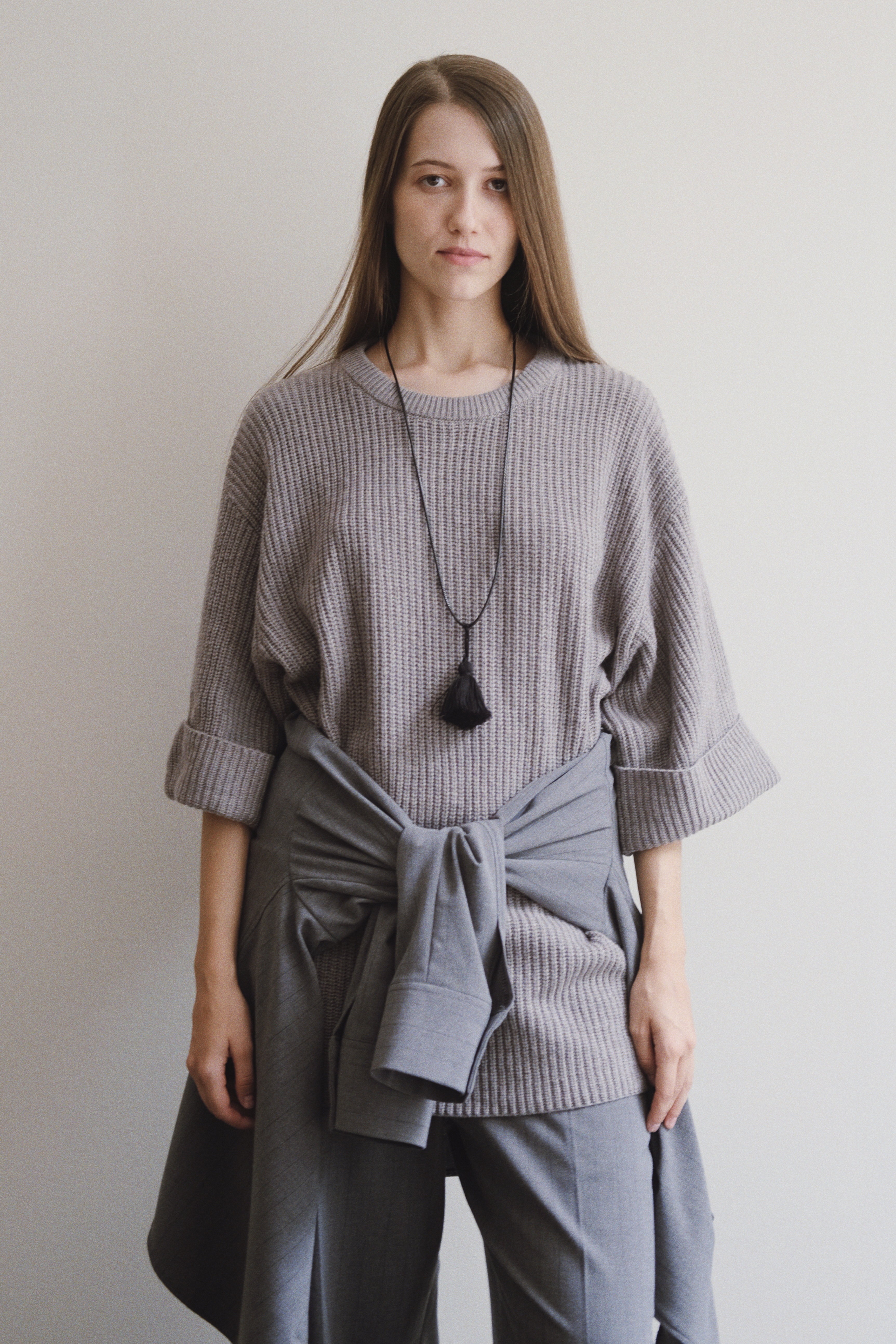 HAMOUR TOP - GREY