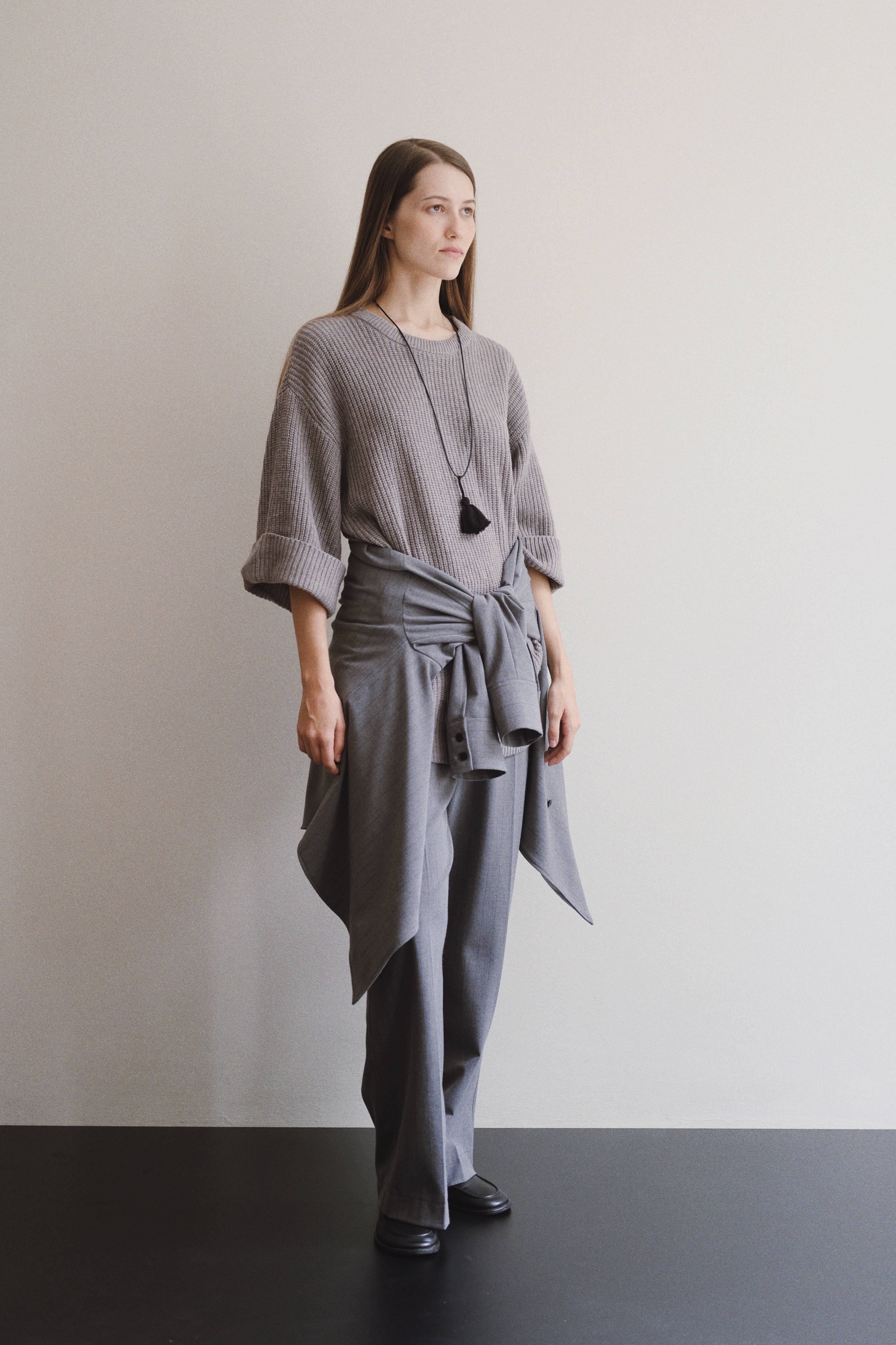 HAMOUR TOP - GREY