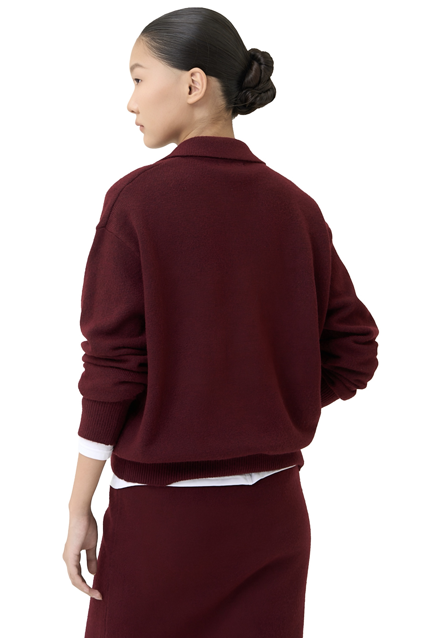 LOU SWEATER - BURGUNDY