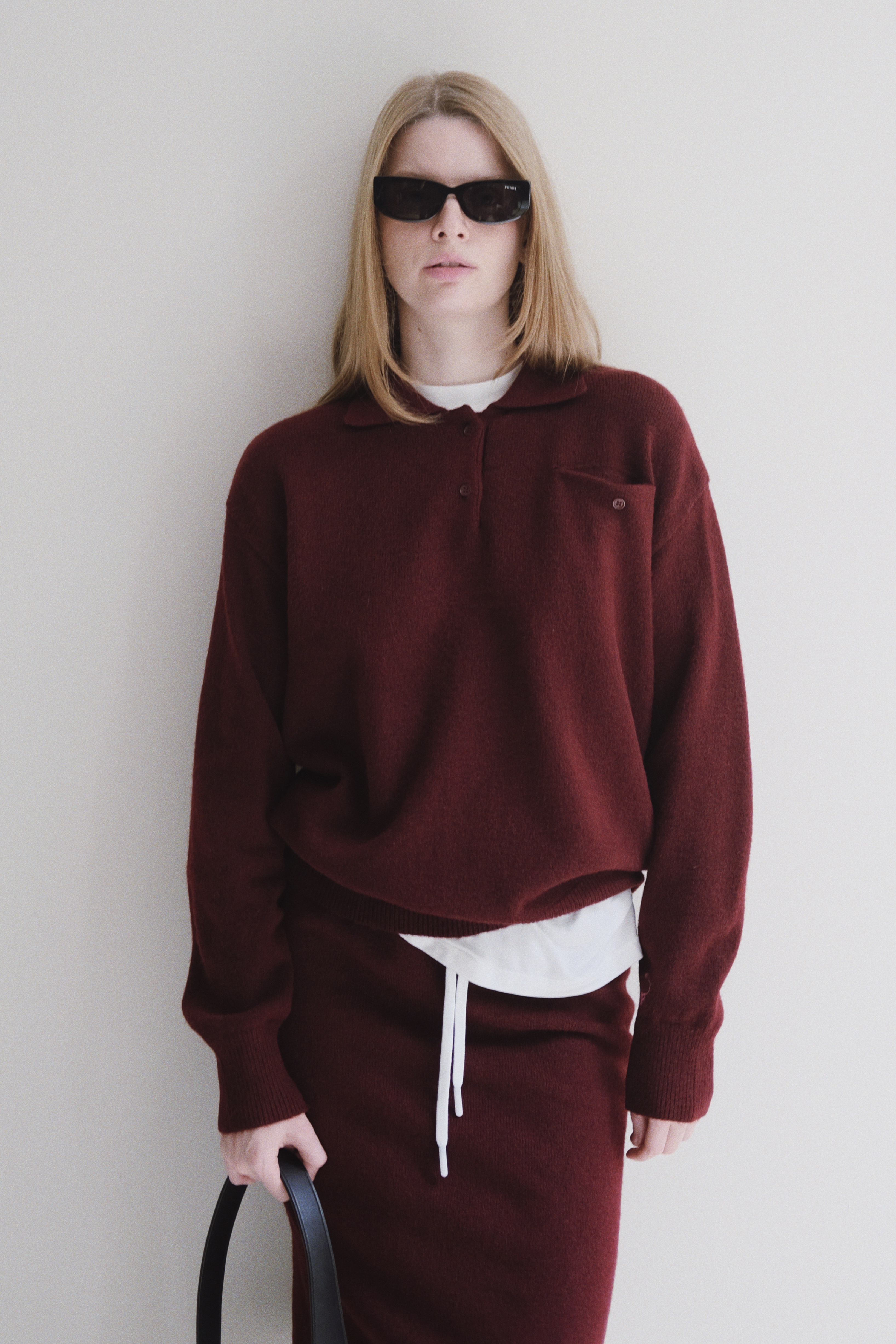 LOU SWEATER - BURGUNDY