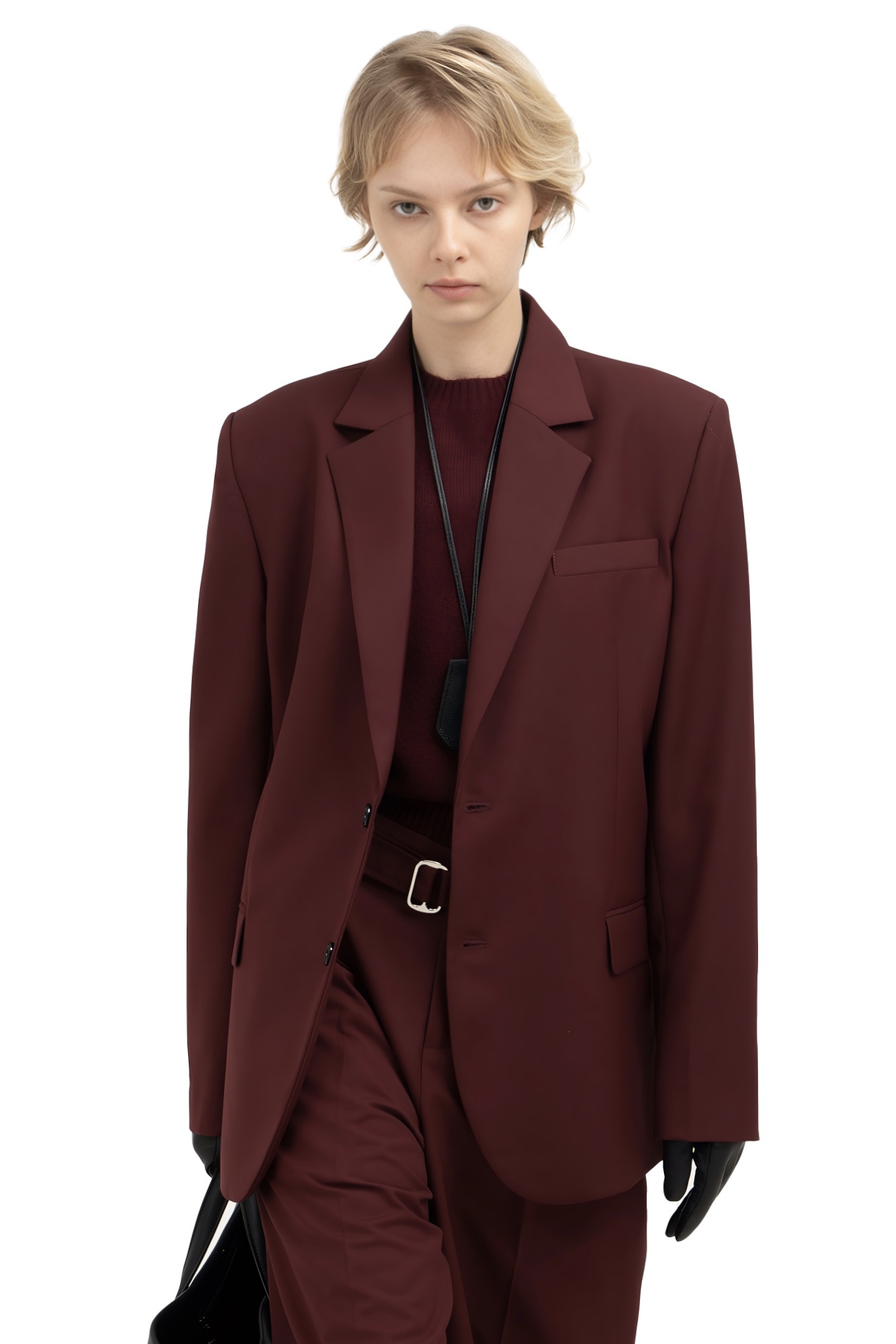 CLAUDE BLAZER - BURGUNDY