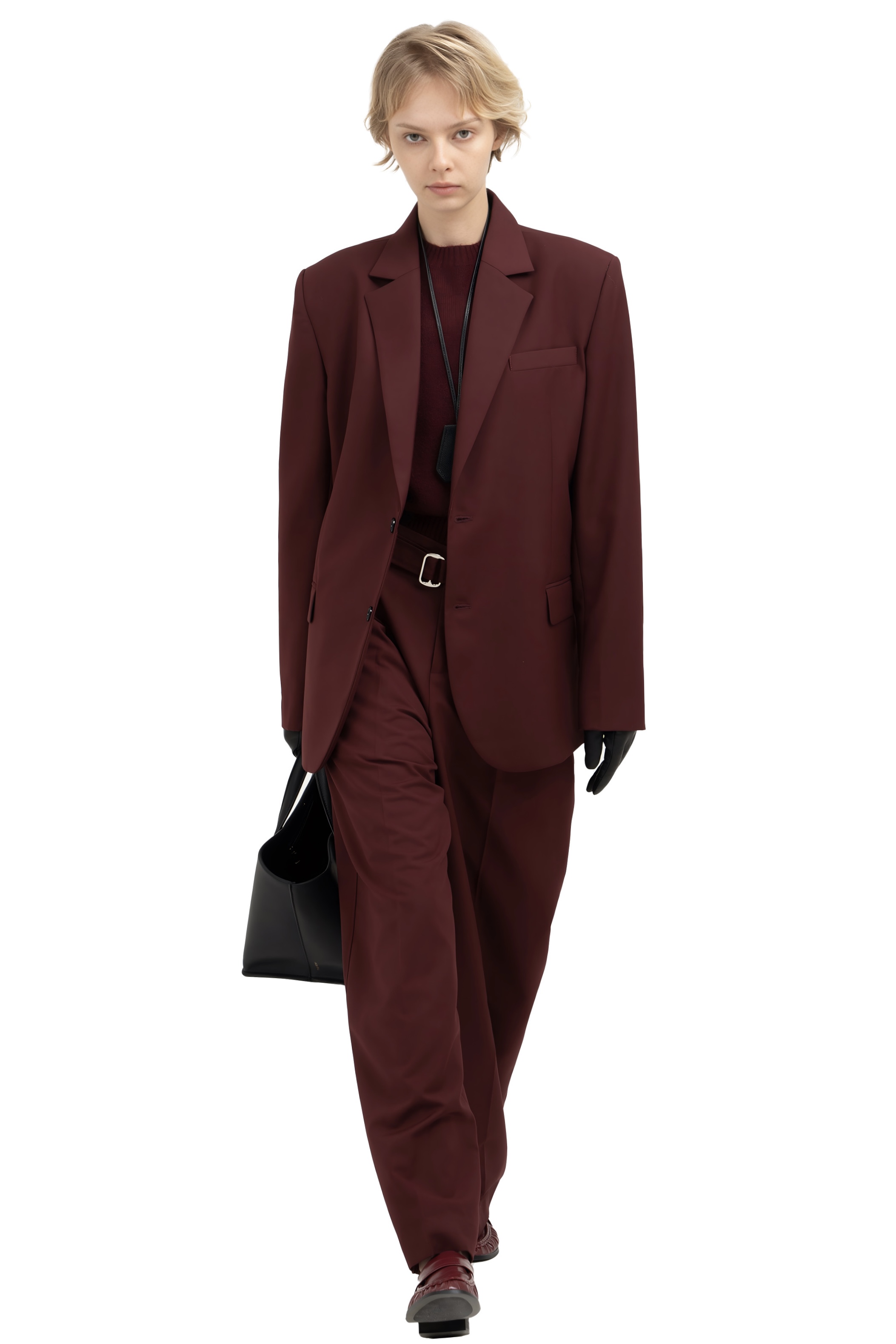 CLAUDE BLAZER - BURGUNDY