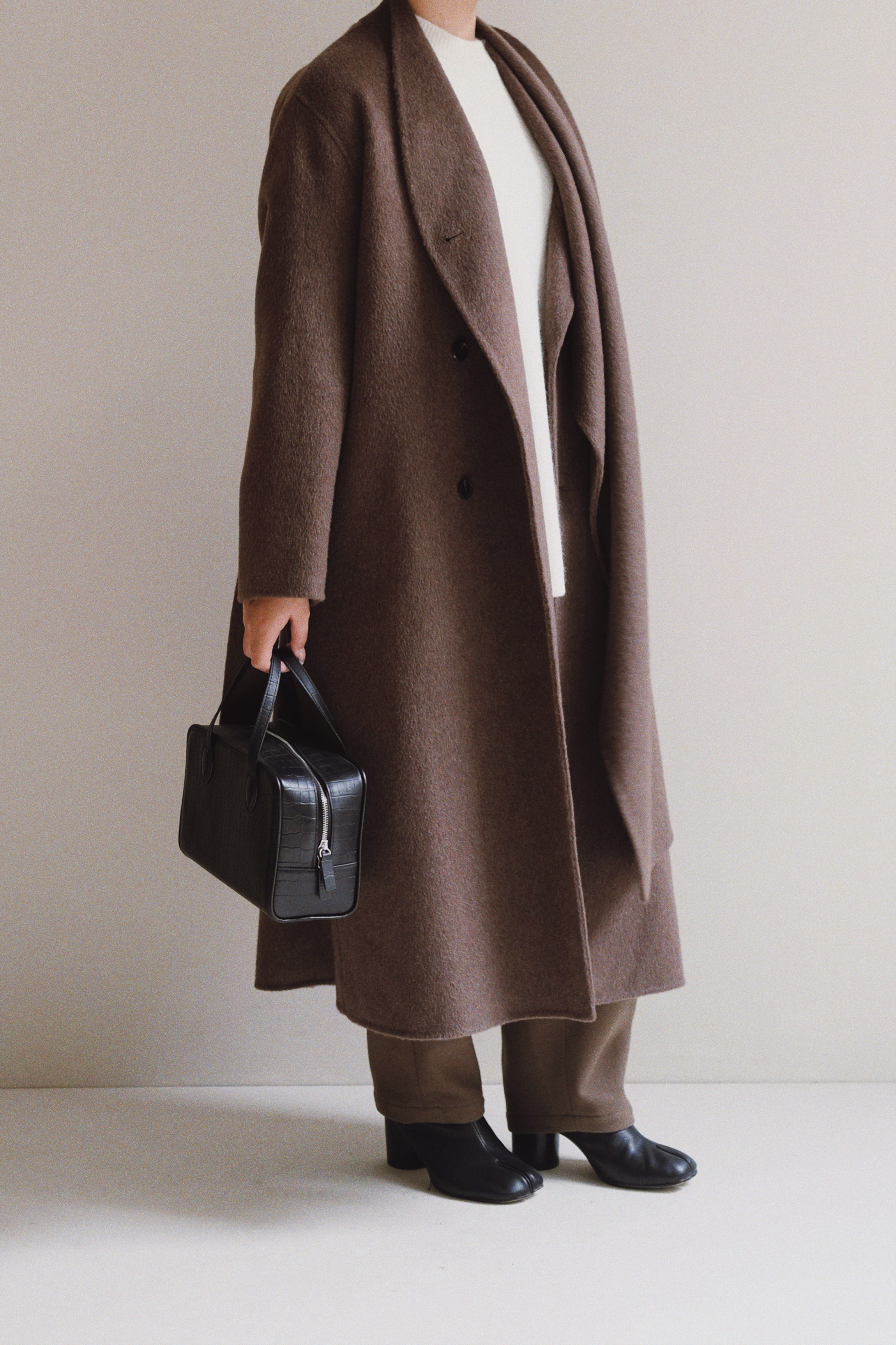 ONDINE COAT - BROWN