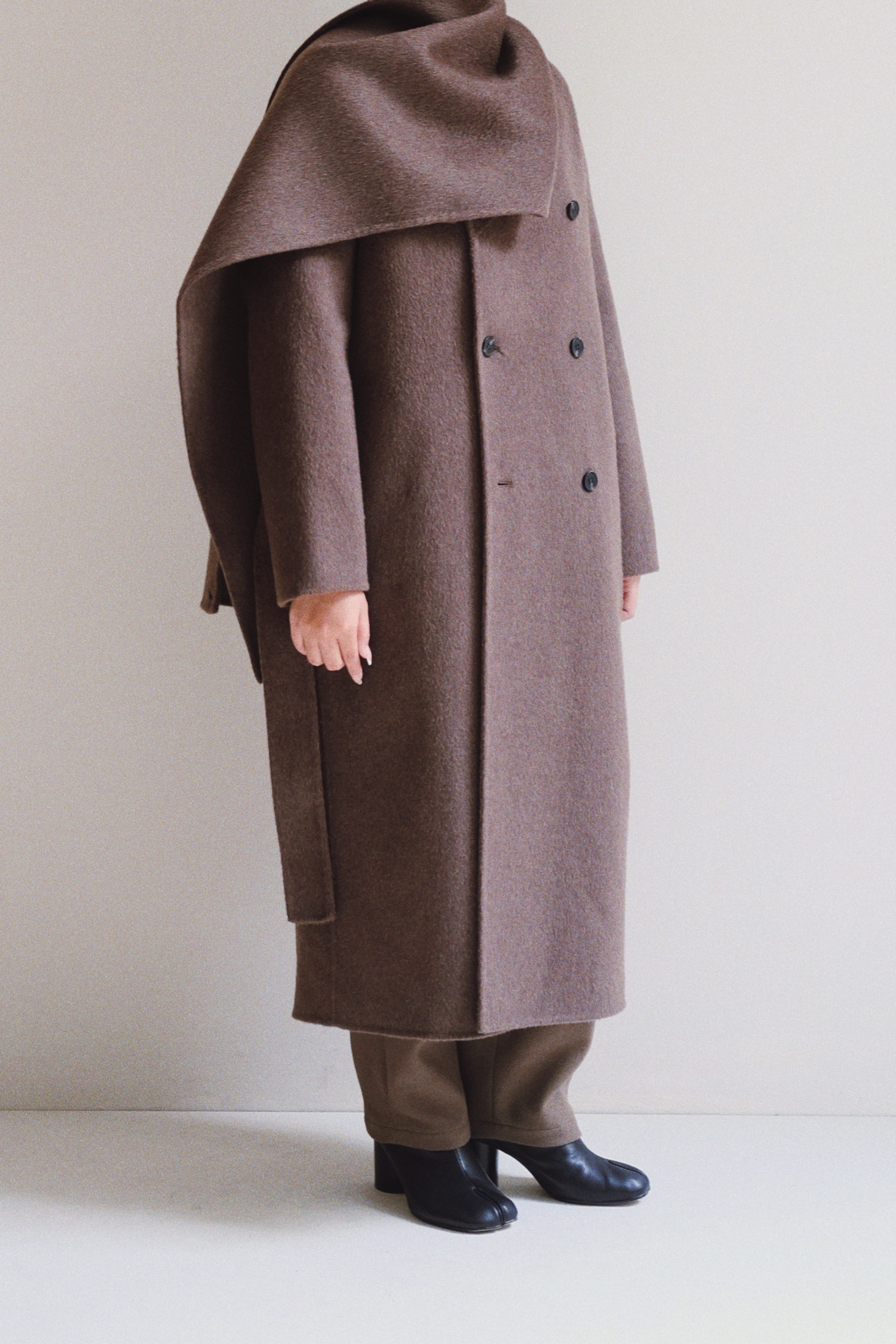 ONDINE COAT - BROWN