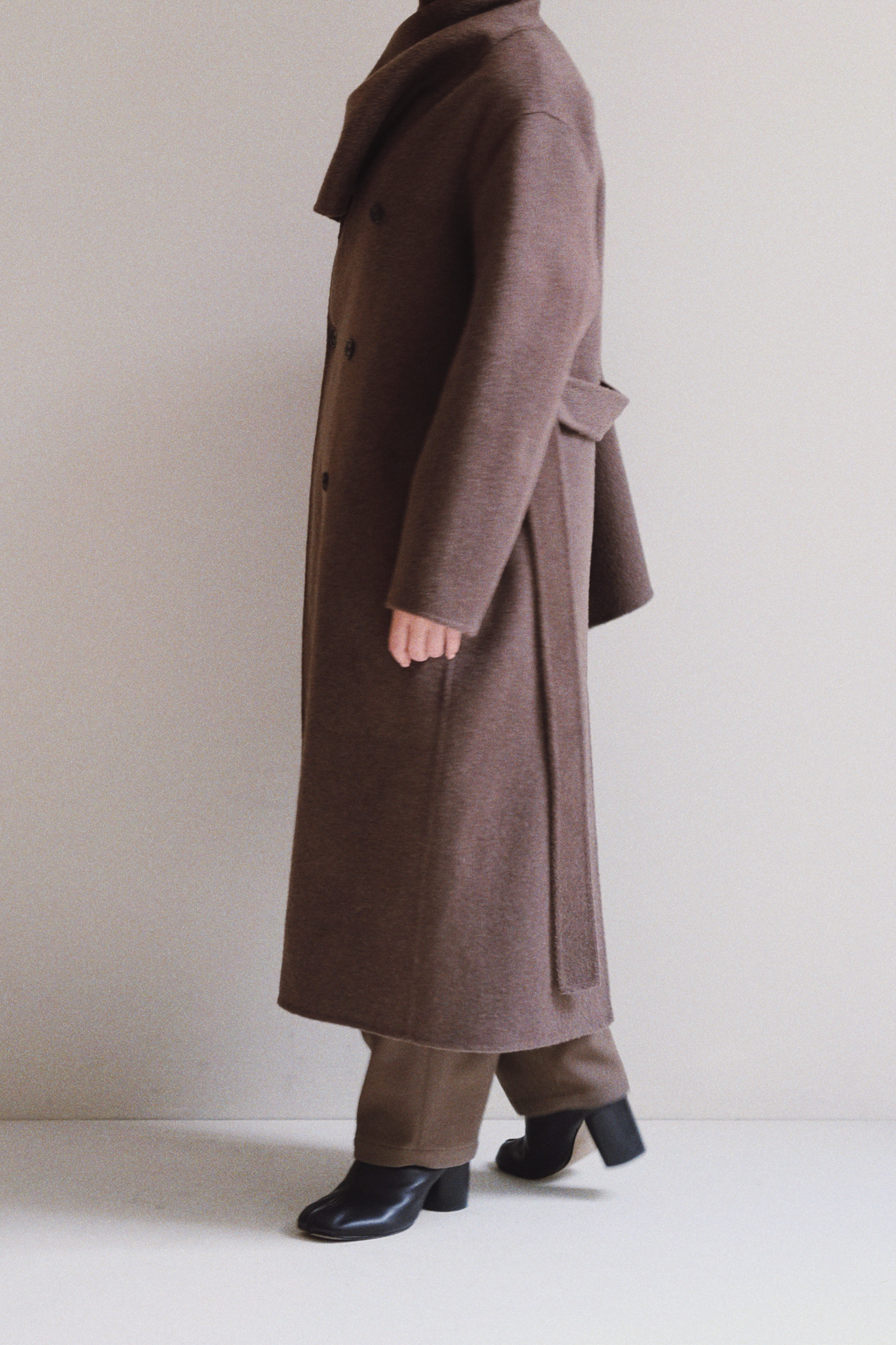 ONDINE COAT - BROWN