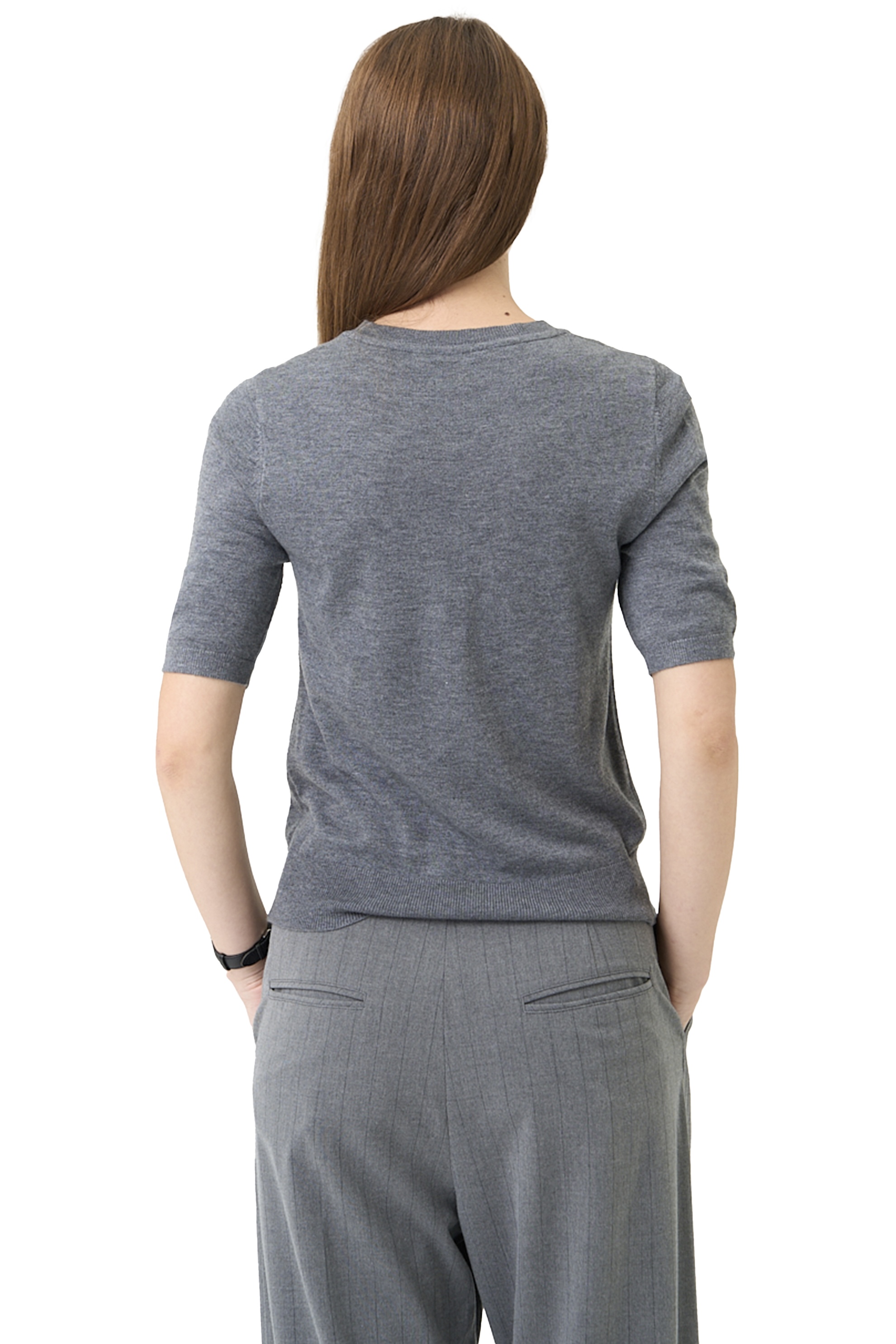 CREW TOP - GREY