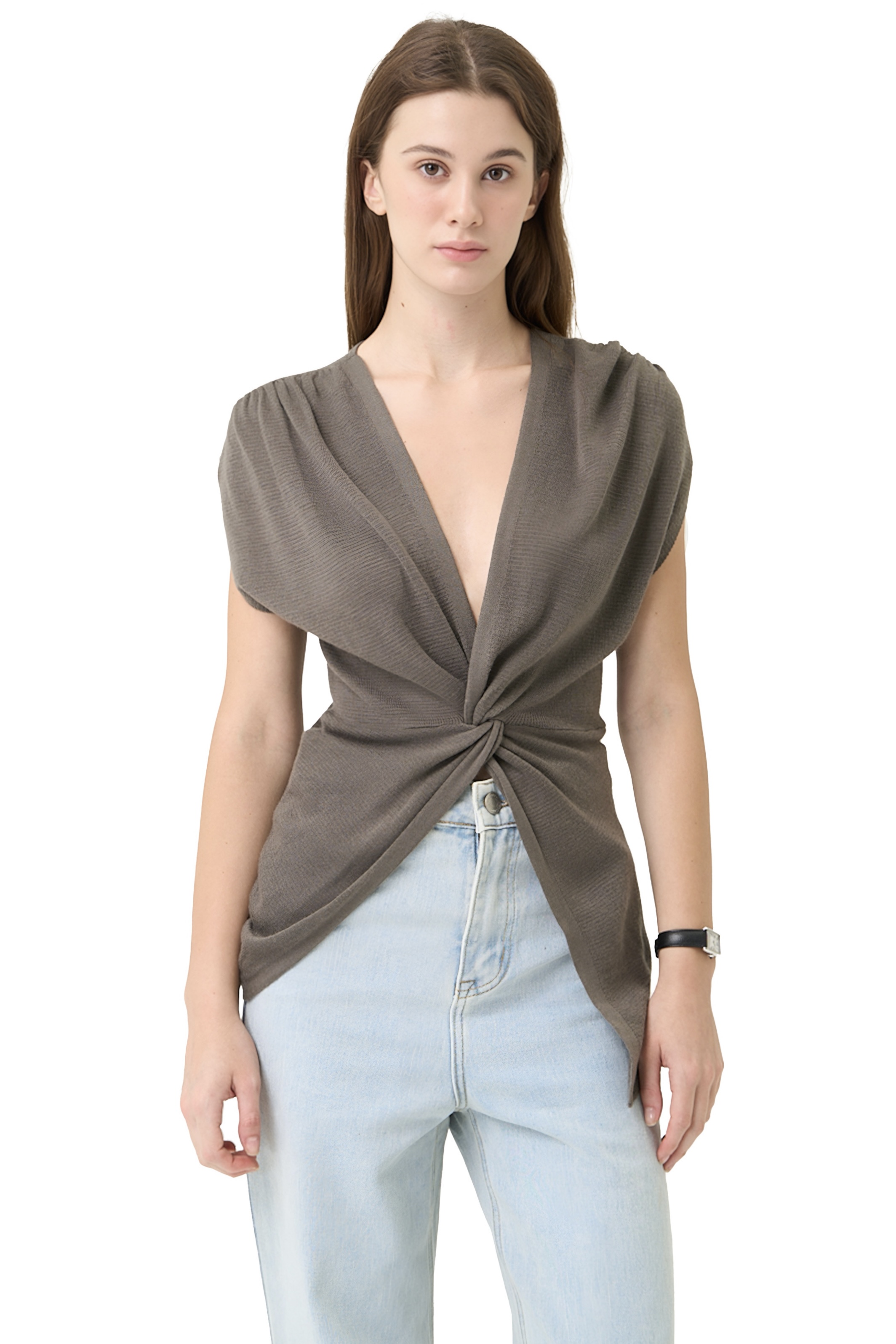 GRACE TOP - DARK GREEN