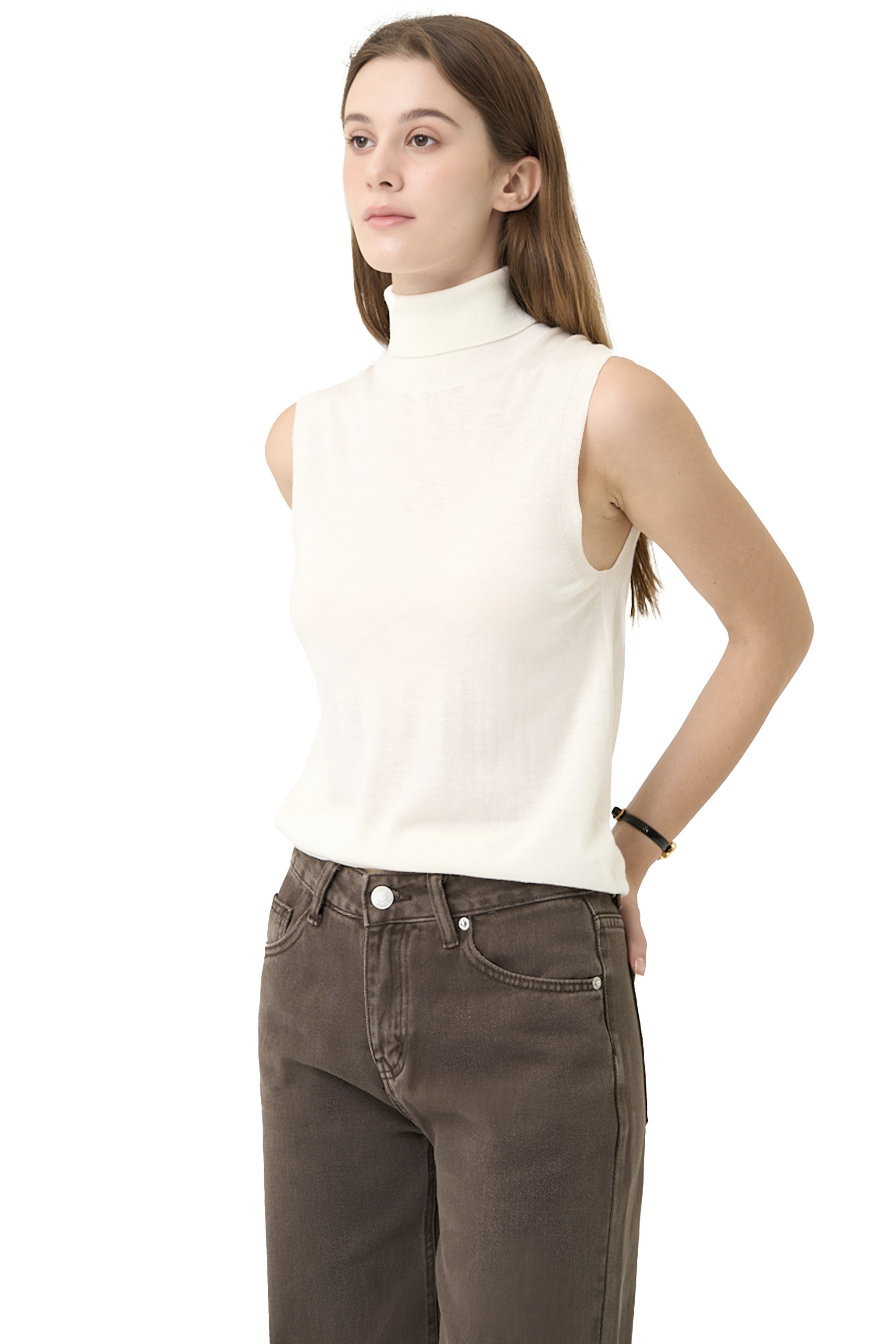 NILI VEST - CREAM