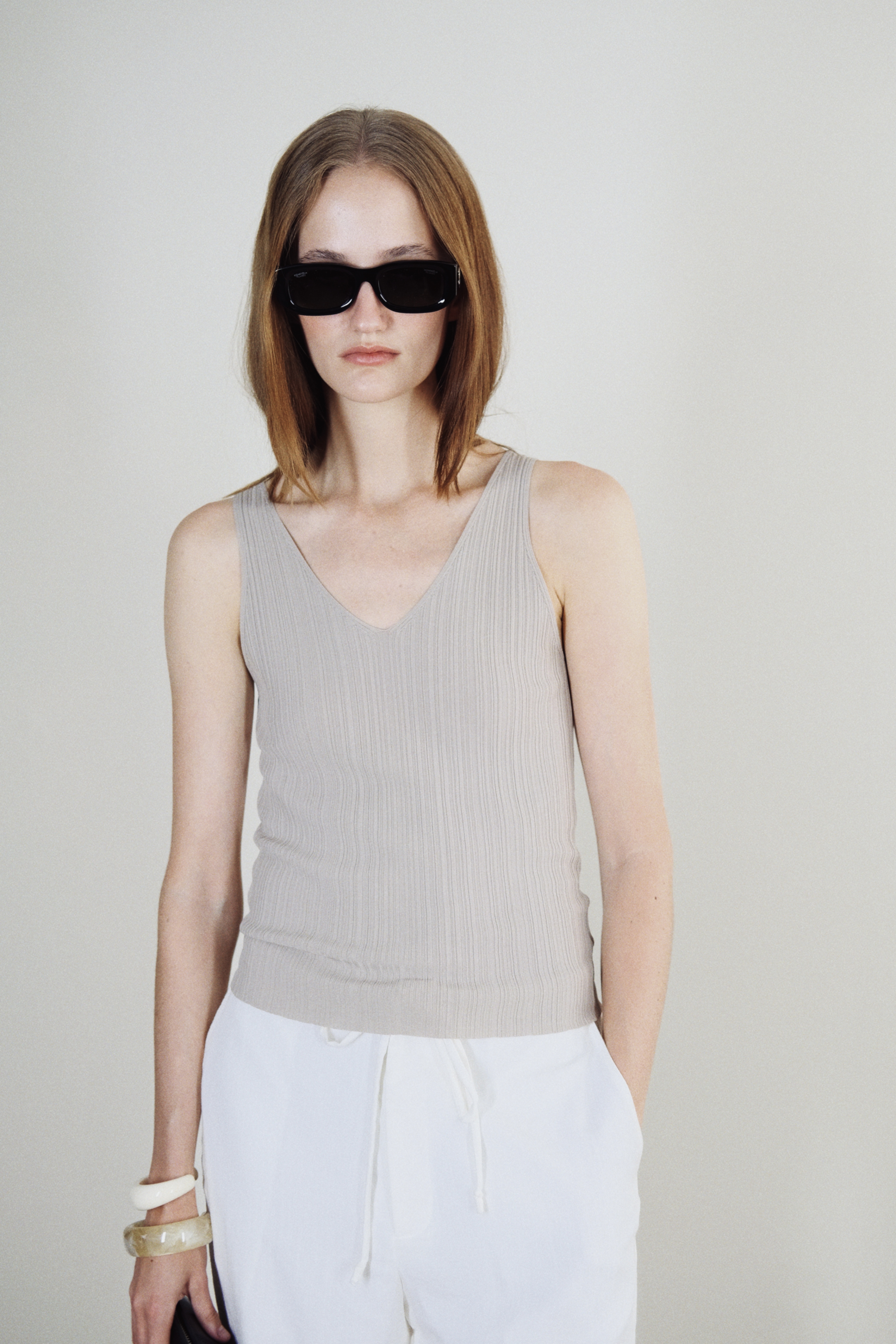 AKITO TOP - TAUPE