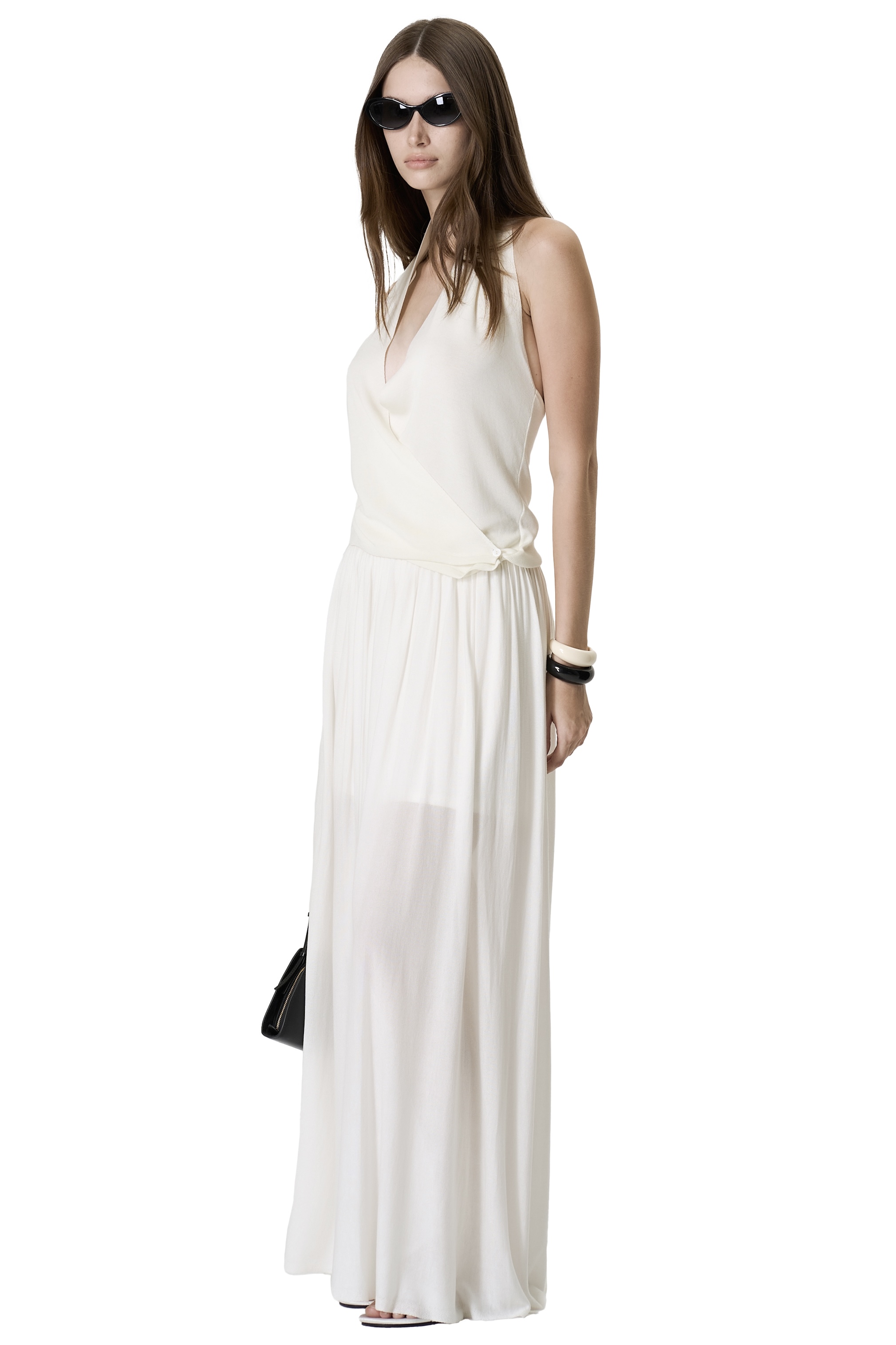 TWILL SKIRT - OFF WHITE