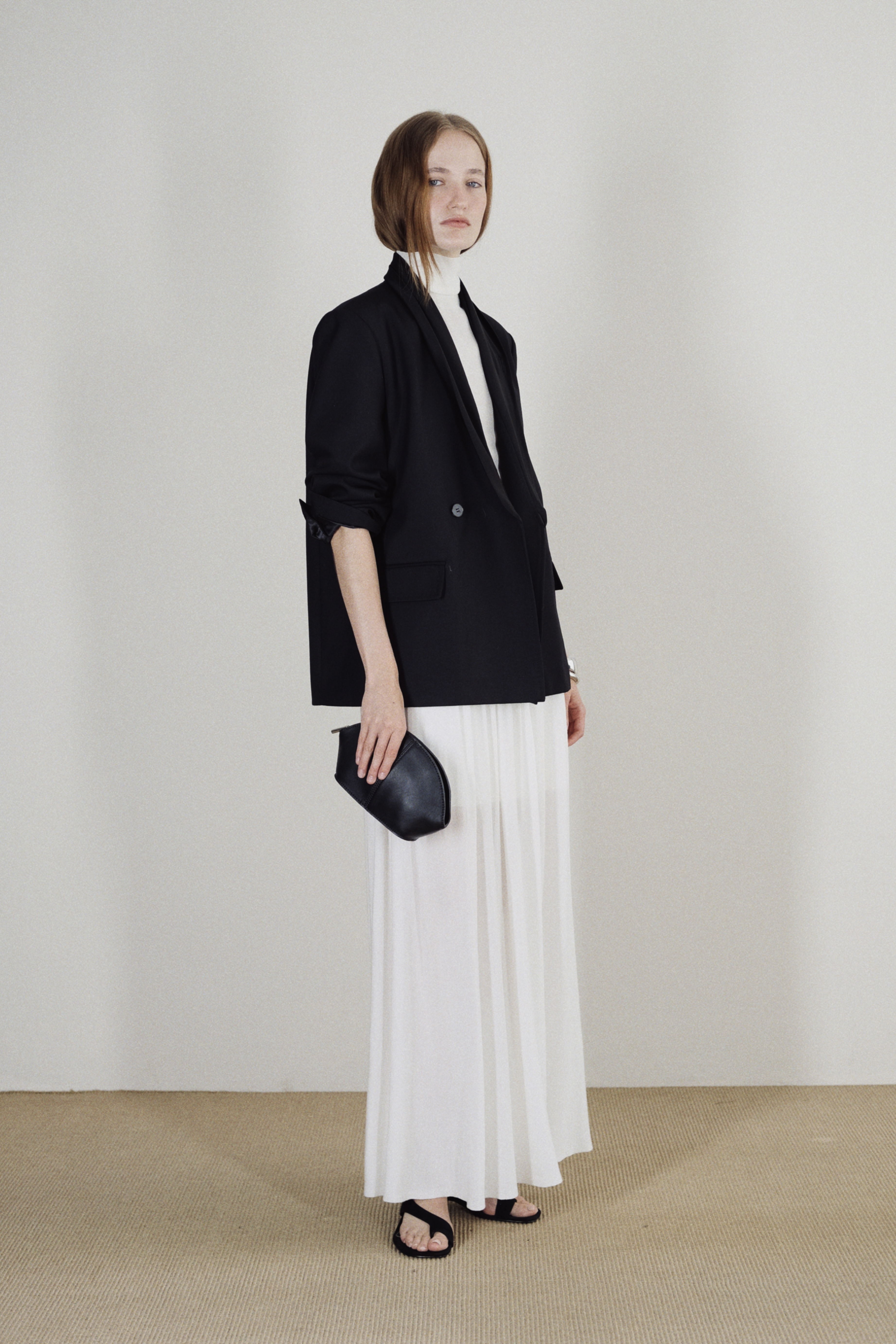 TWILL SKIRT - OFF WHITE