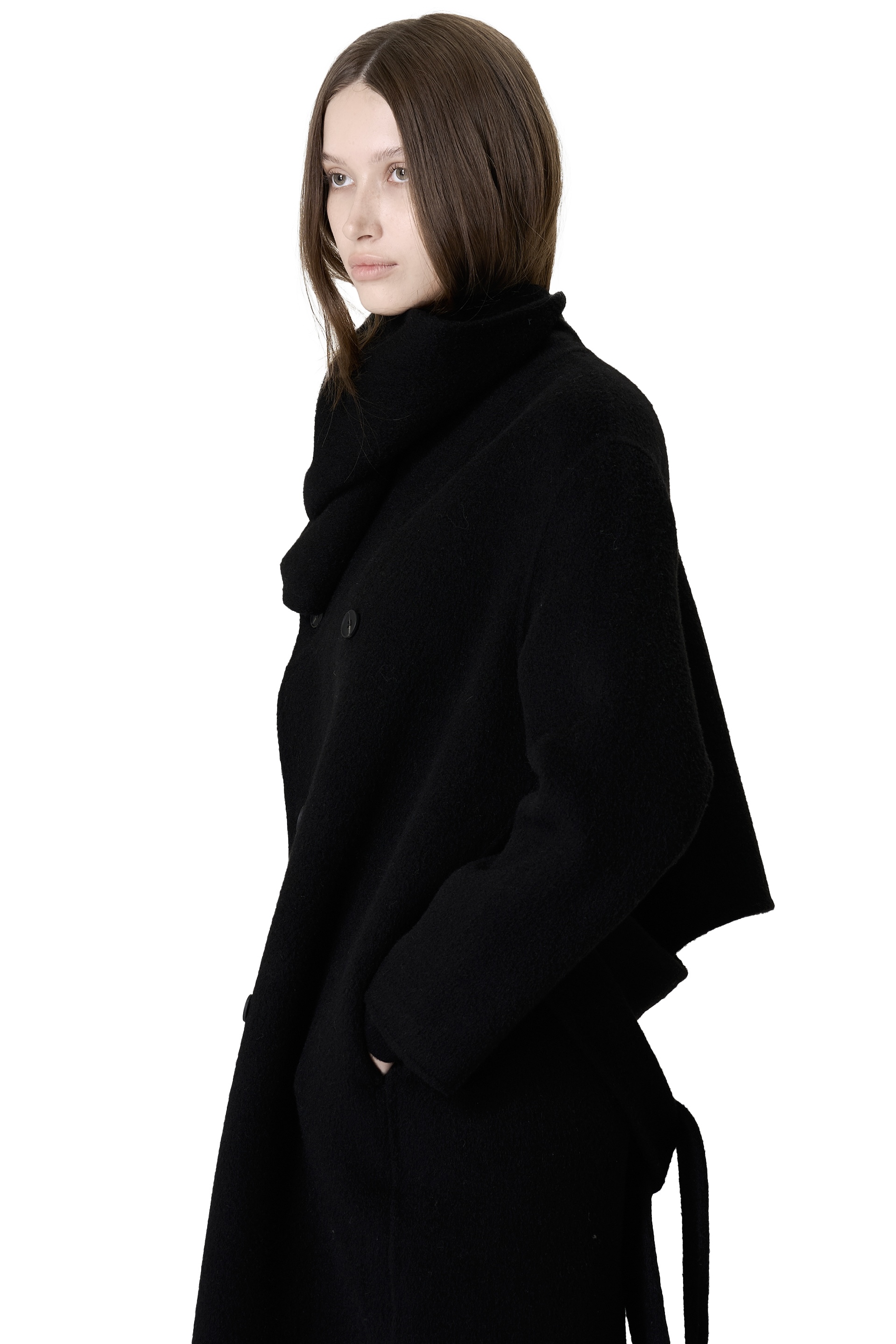 ONDINE COAT - BLACK