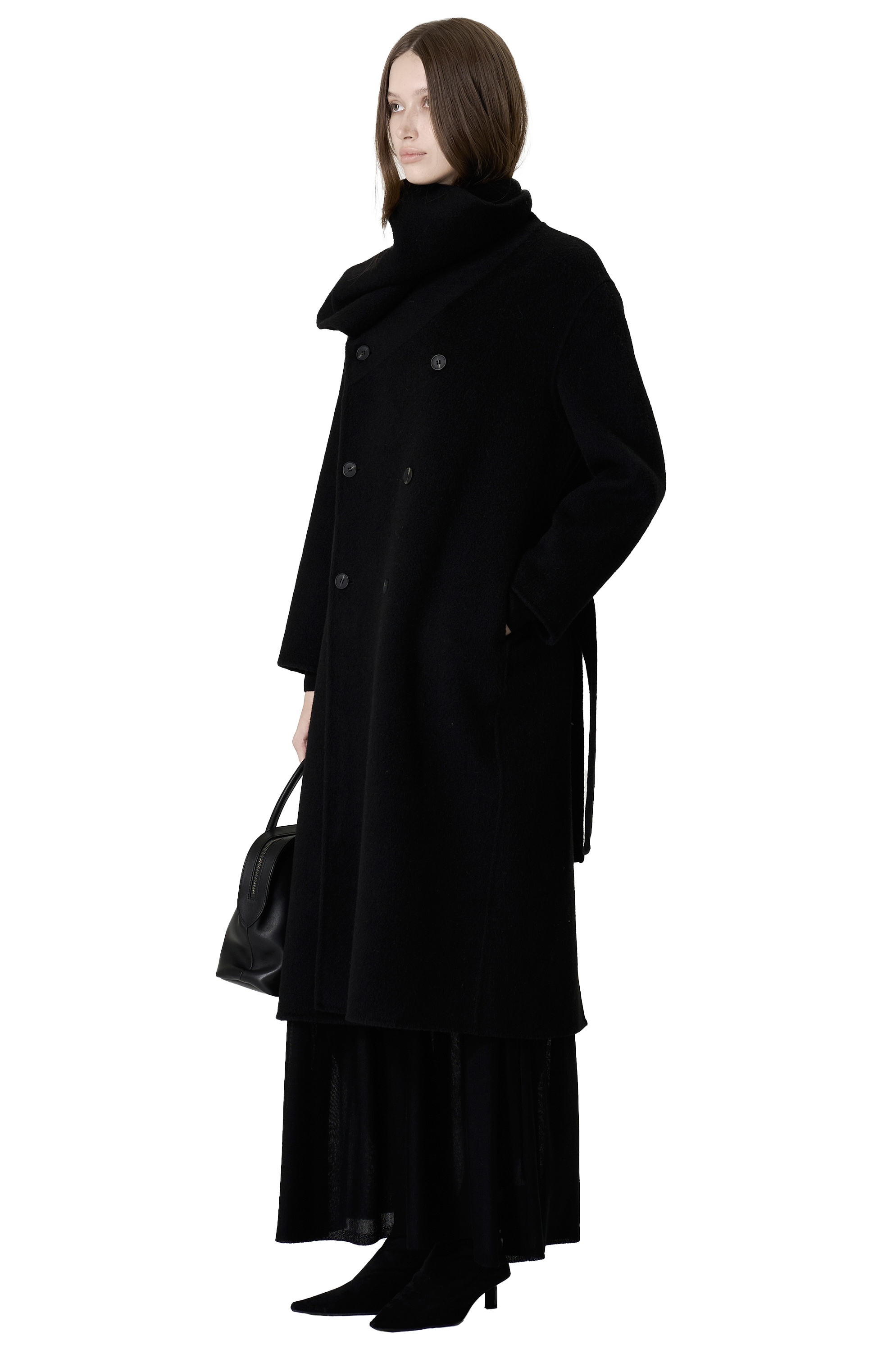 ONDINE COAT - BLACK