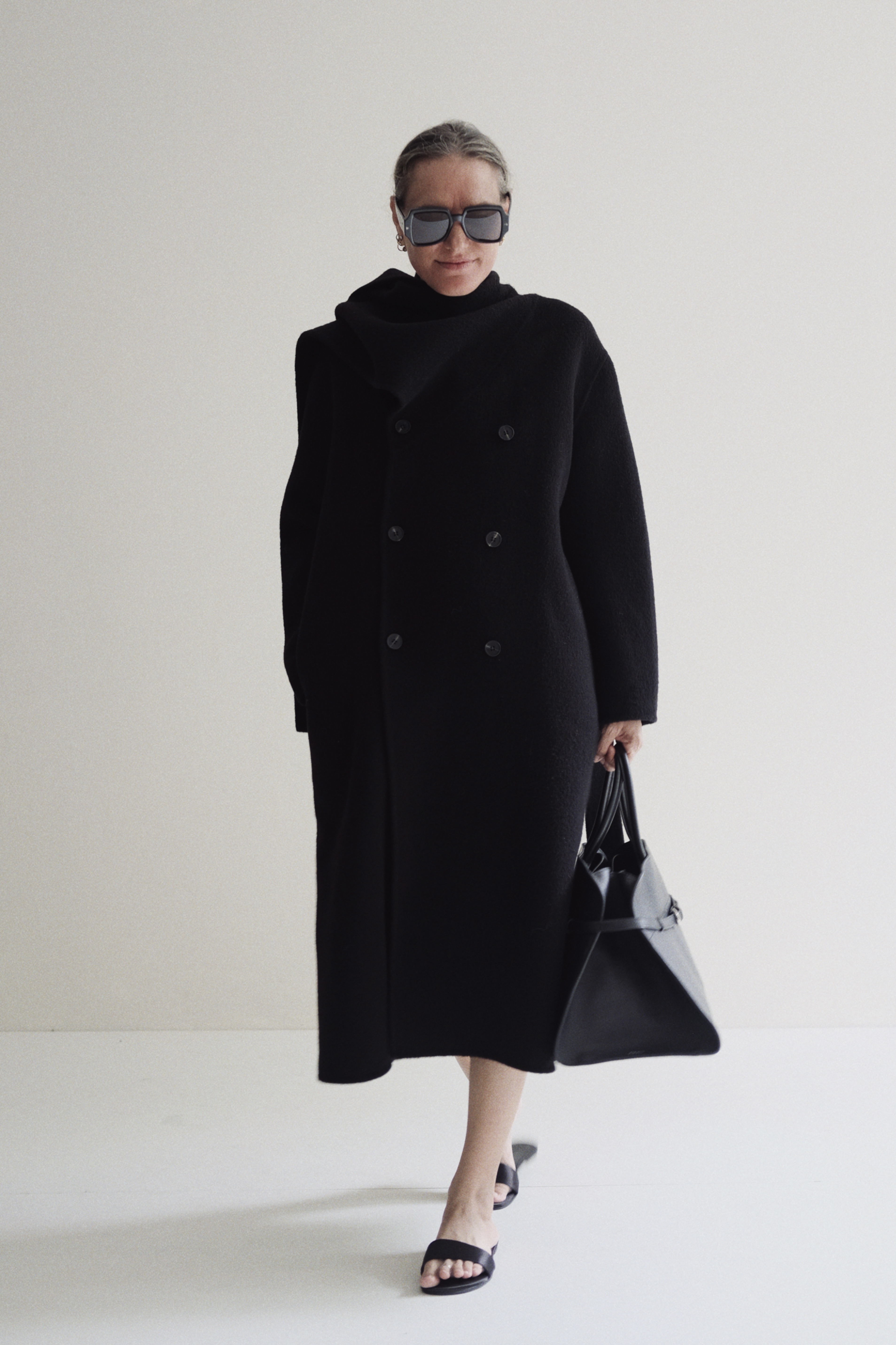 ONDINE COAT - BLACK